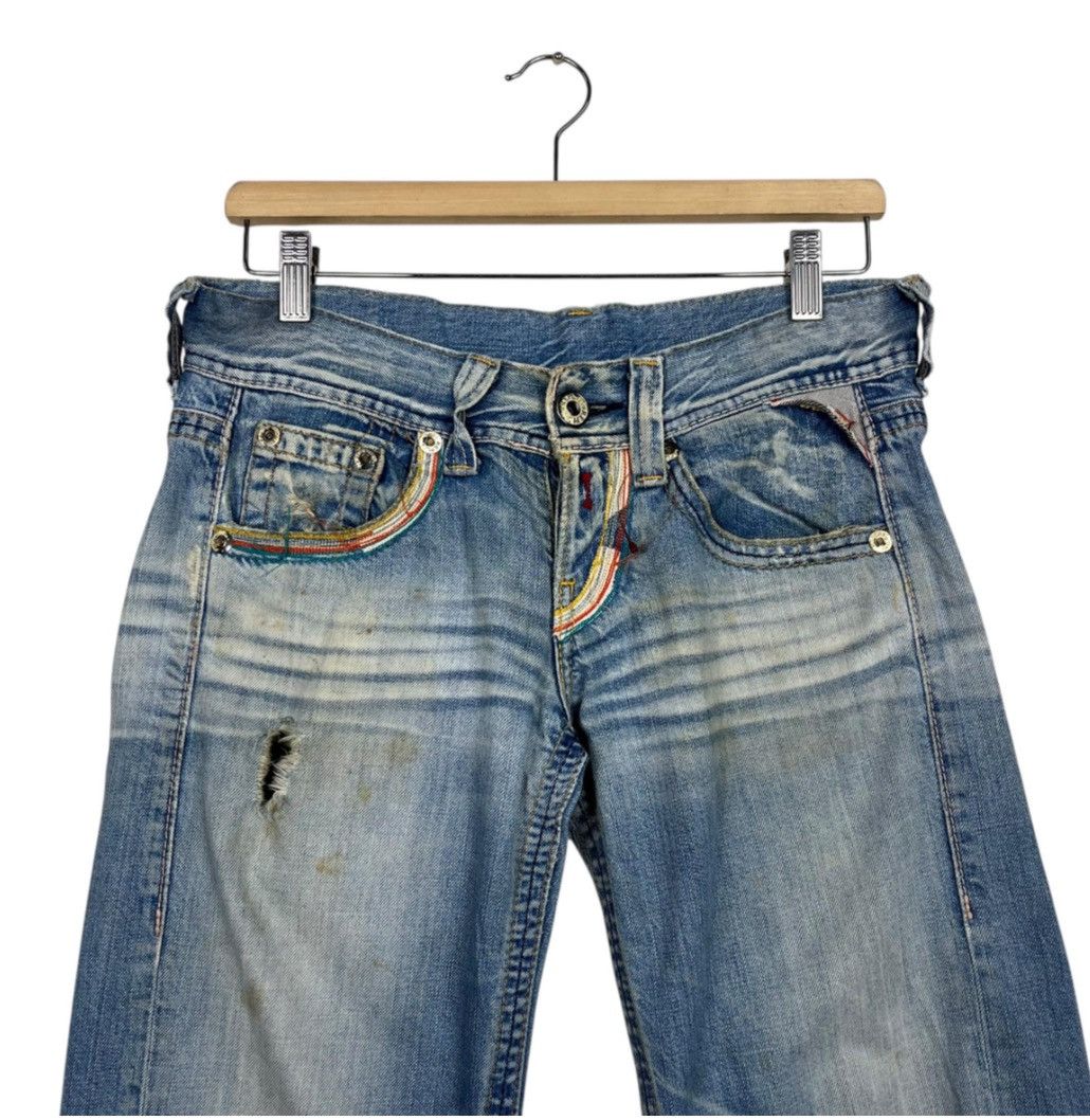 Replay Vintage Replay Distressed Denim Jeans Size US 31 - 2 Thumbnail