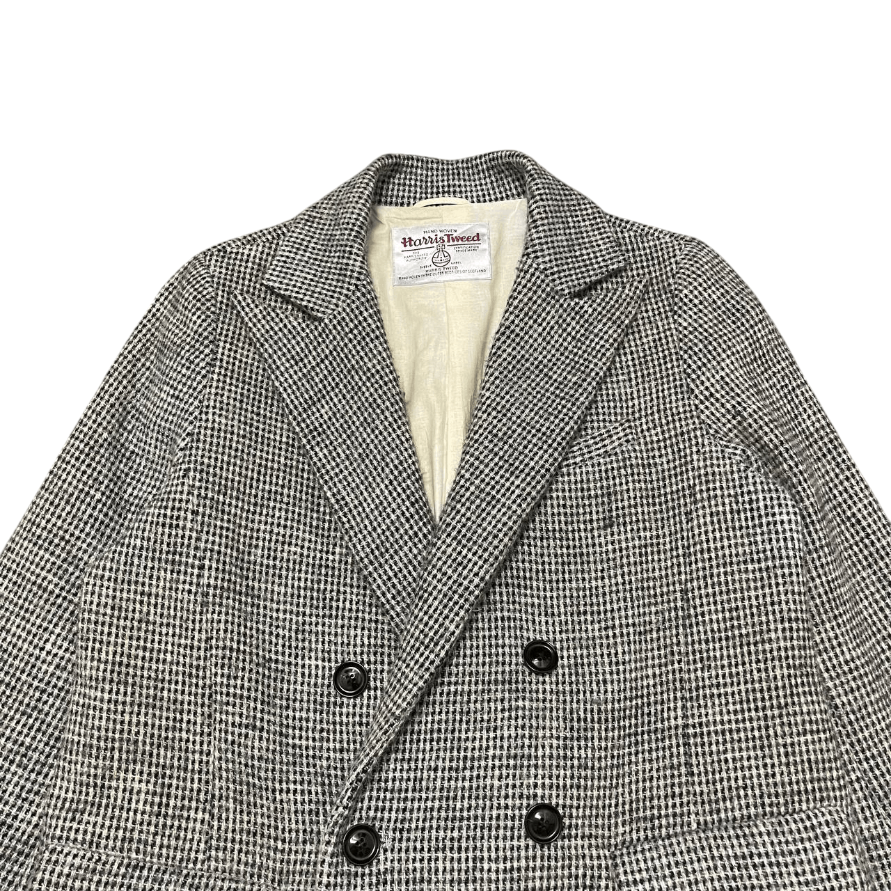 Harris Tweed Vintage Harris Tweed Wool Overcoat Size US M / EU 48-50 / 2 - 2 Thumbnail