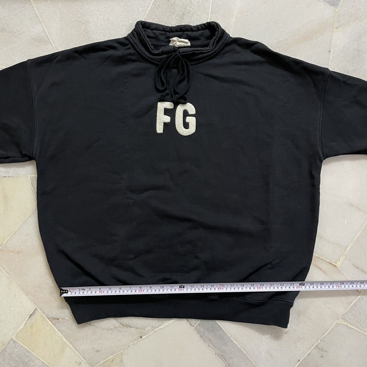 Fear of God FEAR OF GOD Black Everyday FG Mock Neck Pullover Sweater Size US XL / EU 56 / 4 - 14 Thumbnail