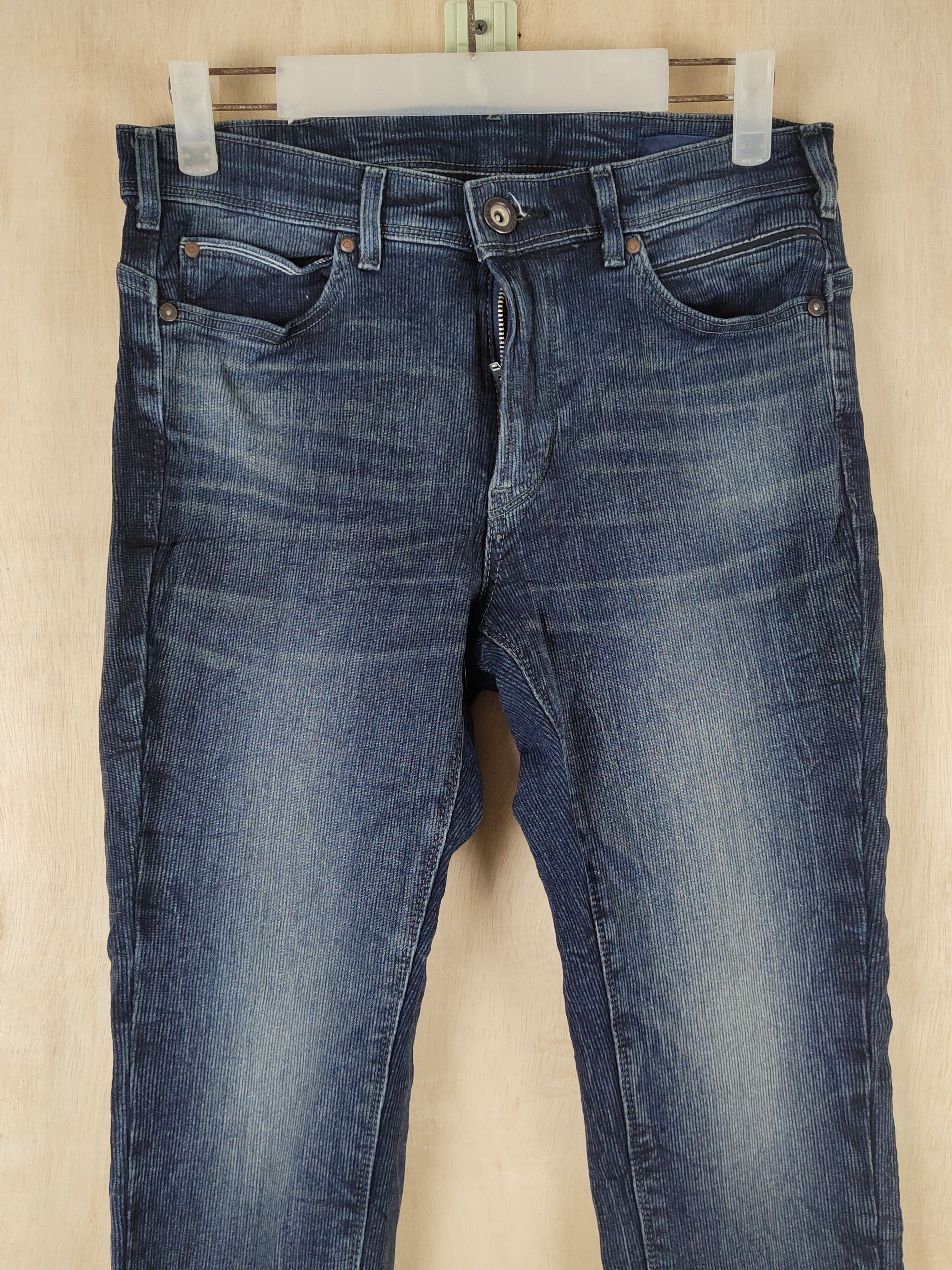 Edwin Edwin-Jerseys Dark Blue Corduroy Skinny Jeans #S2512 Size 29" - 2 Thumbnail