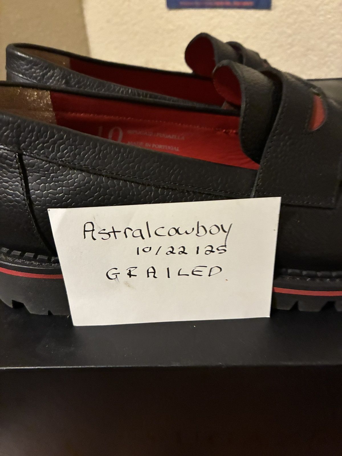 Fugazi Fugazi Black Leather Loafers Size US 10 / EU 43 - 6 Thumbnail