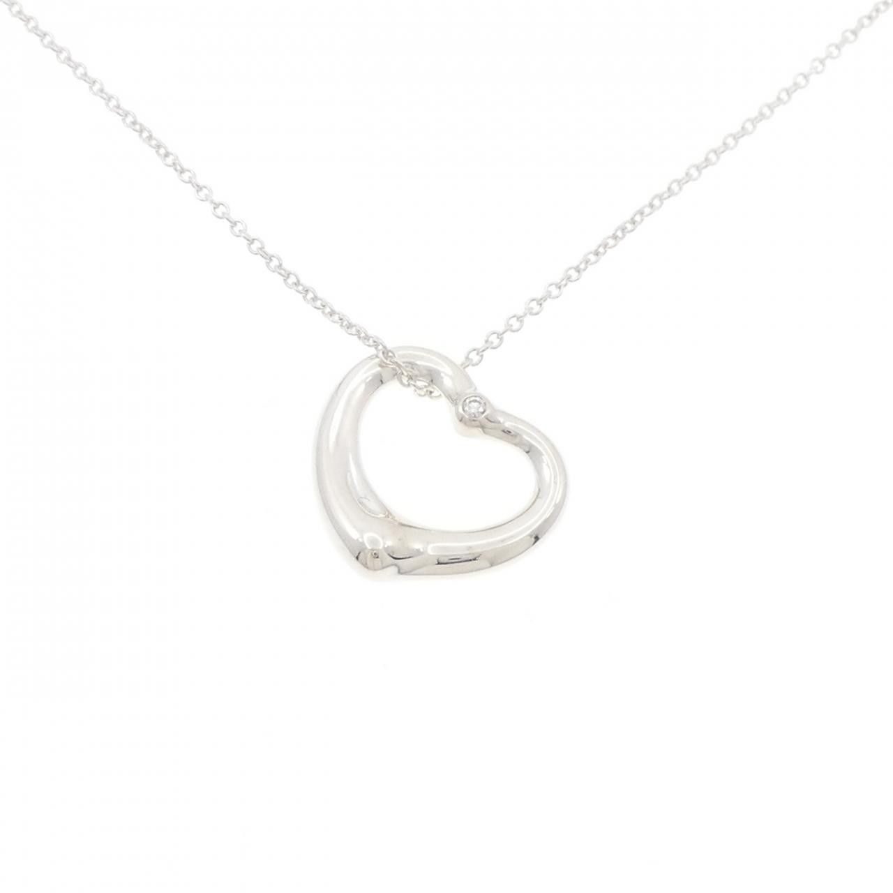 Tiffany & Co. Tiffany & Co. Tiffany & Co. Open Heart 925 Silver Necklace Metal Necklace 60020295 DUTY FREE for USA Size ONE SIZE - 1 Thumbnail