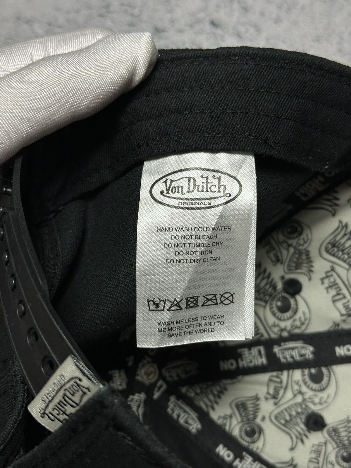 Von Dutch Von Dutch Patch Logo Black Cap Size ONE SIZE - 13 Thumbnail