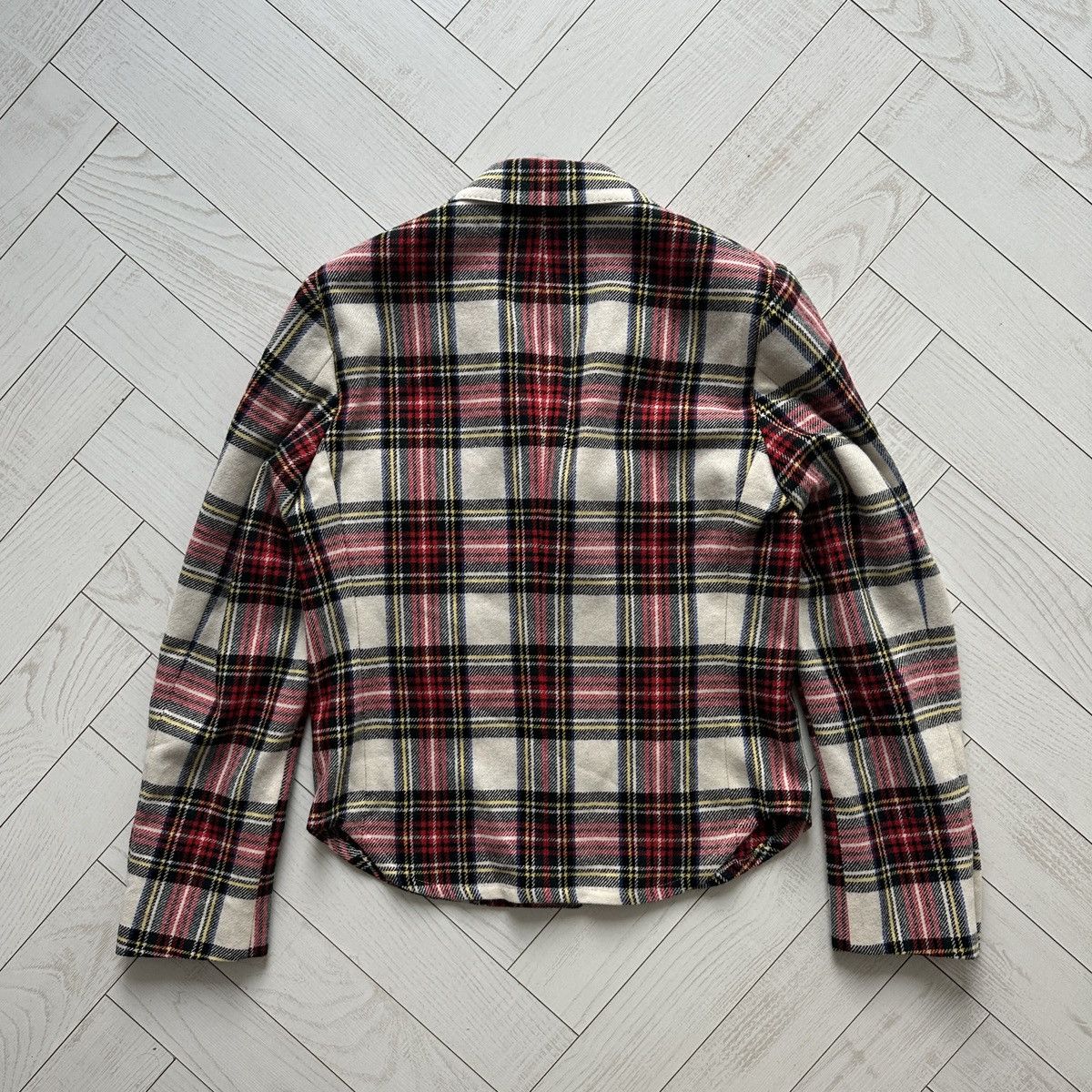 R13 R13 New York tartan wool blazer Tucked boyfriend USA luxury Size M / US 6-8 / IT 42-44 - 8 Thumbnail