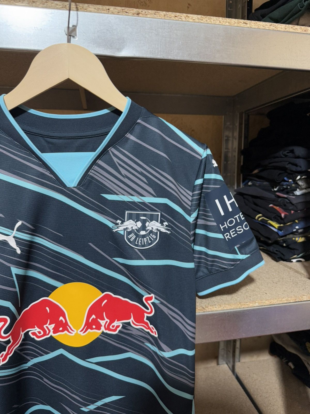 Puma × Vintage Puma RB Leipzig Openda UEFA 2024 2025 Third Soccer Jersey Size US S / EU 44-46 / 1 - 4 Thumbnail