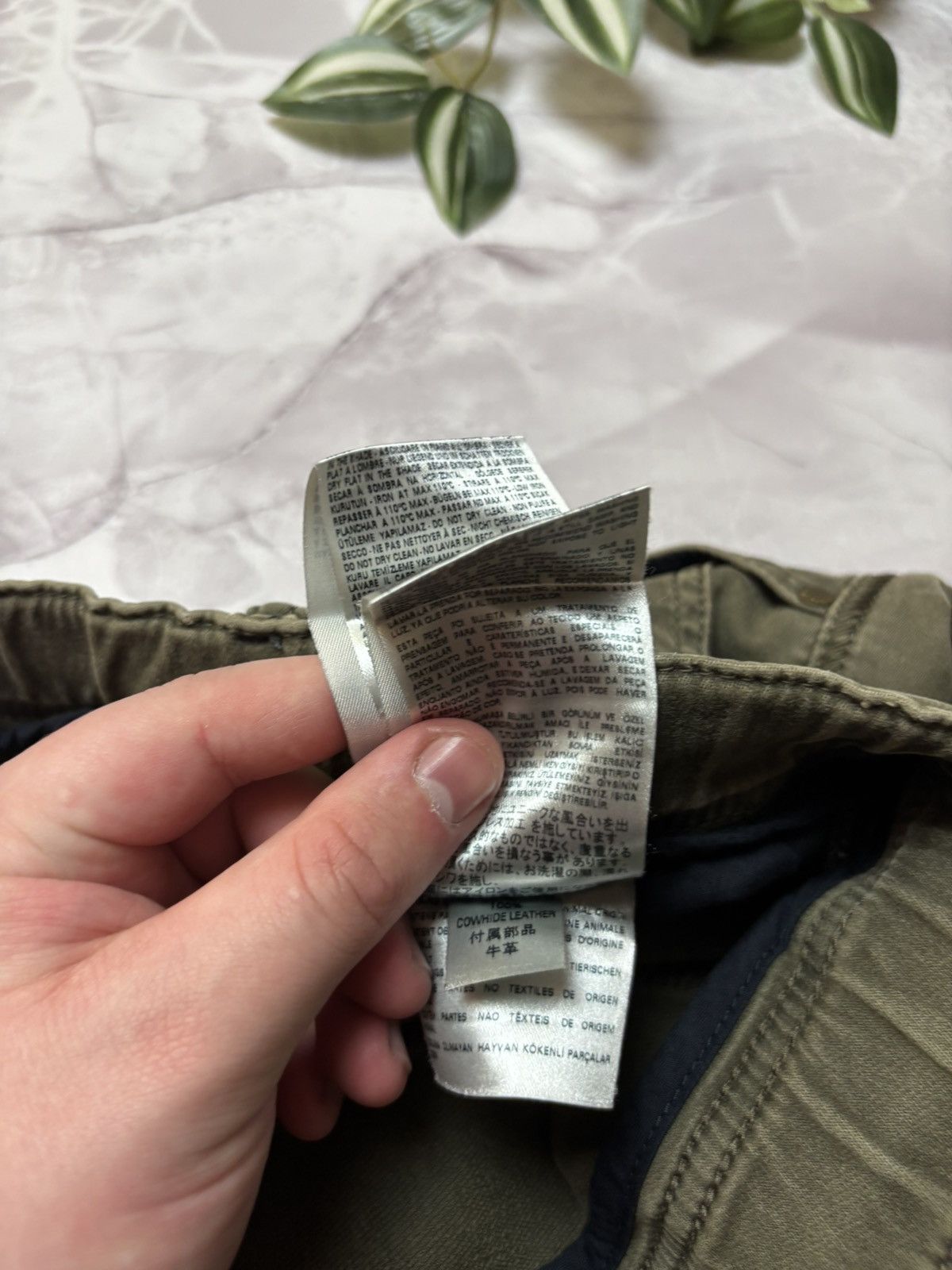 Diesel Diesel Krooley-Ne Jogg Jeans Sweatpants Khaki Green Mens 30 Size US 30 / EU 46 - 19 Thumbnail