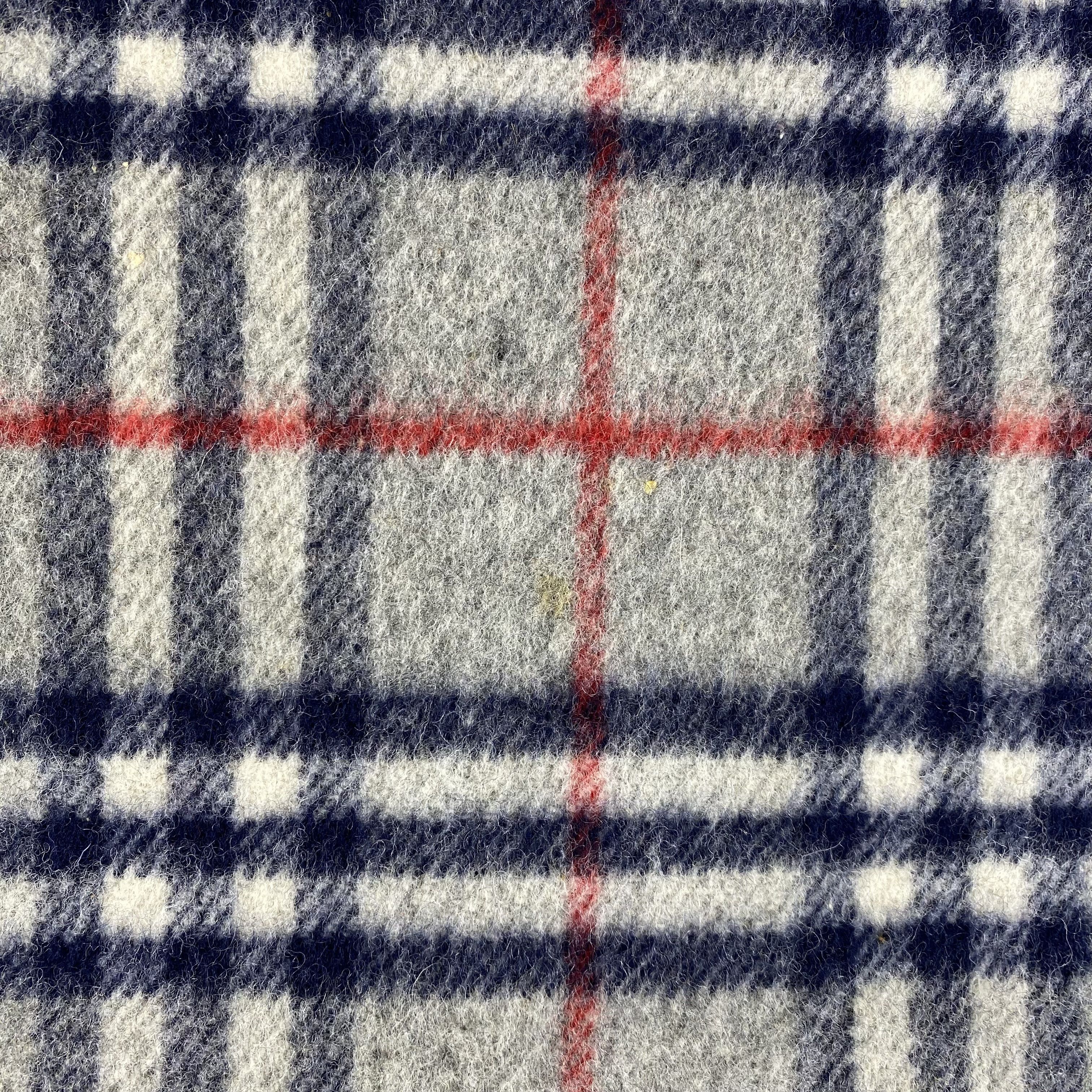 Burberry × Vintage Vintage Burberry Scarf Big Size Neck Wrap Wool Muffler Size ONE SIZE - 8 Thumbnail