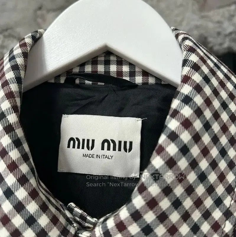 Miu Miu Miu Miu Checked Logo Women’s Jacket . Size XXS / US 00 / IT 34 - 6 Thumbnail