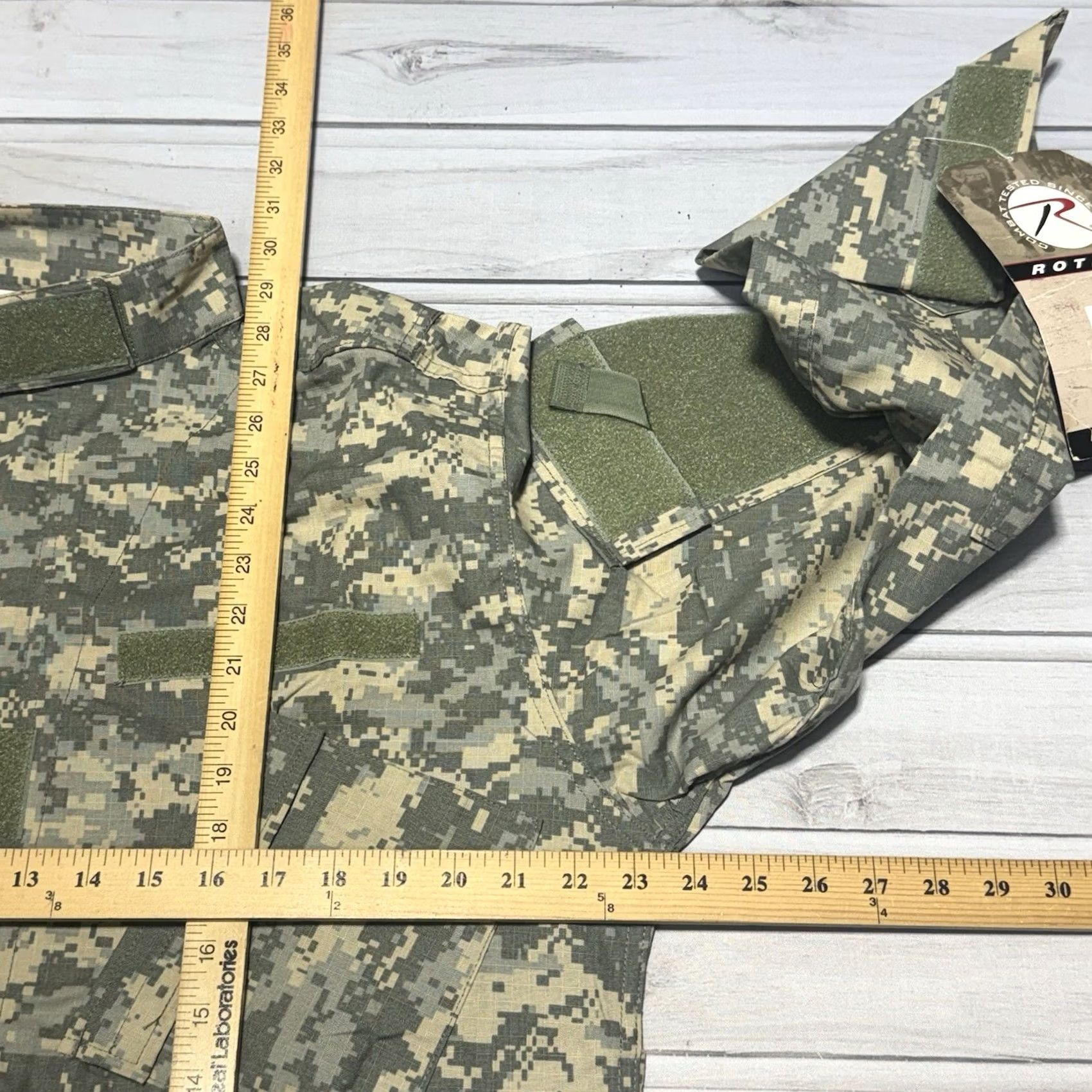 Rothco Rothco Army Combat Uniform Shirt MedGreen Digital Camo ACU NWT Mens M Camouflage Shirt Size US M / EU 48-50 / 2 - 8 Thumbnail
