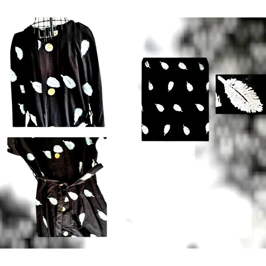 Other Rare Vintage DS Diyana Secret Black Maxi Dress Large Embroid Size L / US 10 / IT 46 - 8 Thumbnail