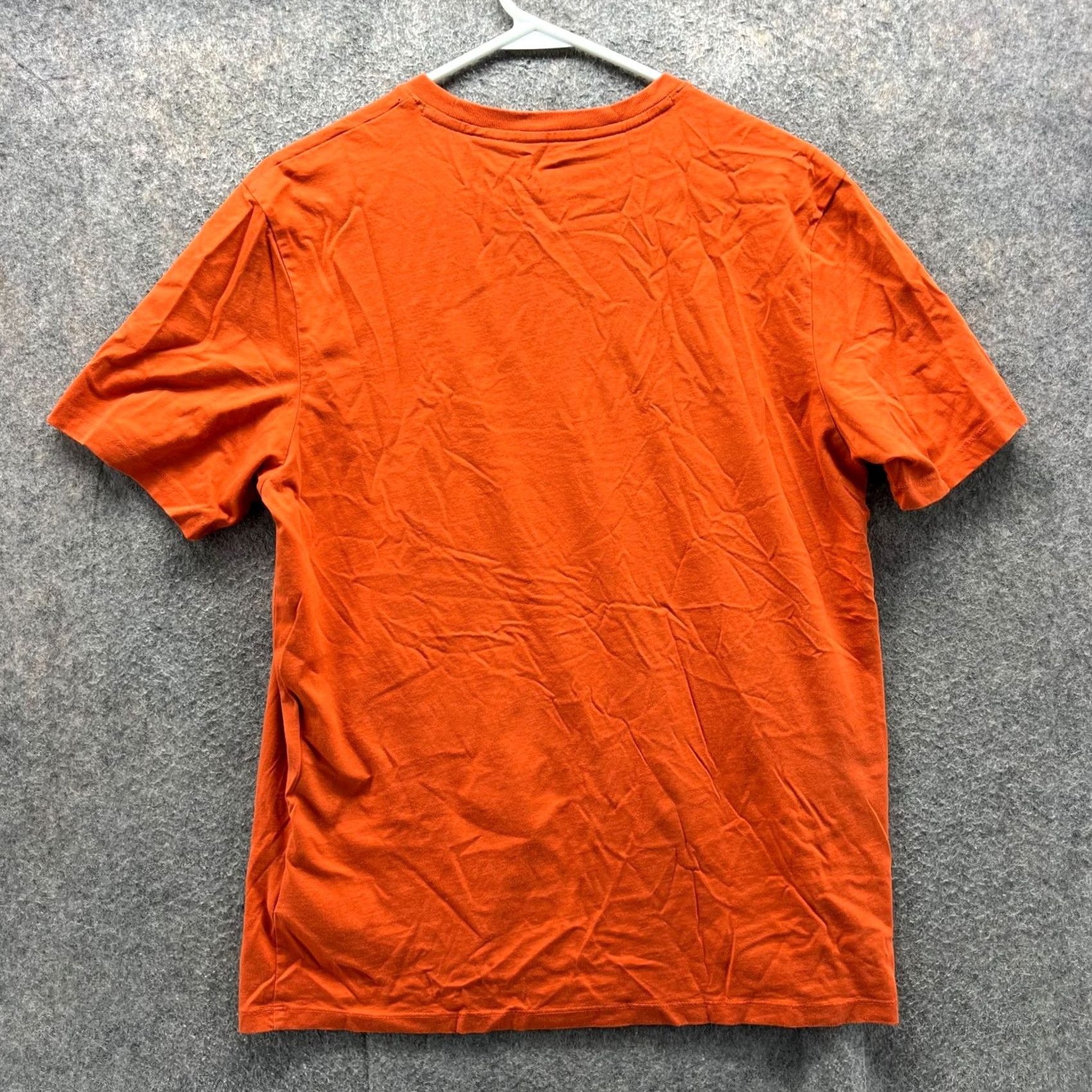 Timberland Timberland Shirt Mens Medium Orange Graphic Cotton Tee Crewneck Spell Out Size US M / EU 48-50 / 2 - 2 Thumbnail