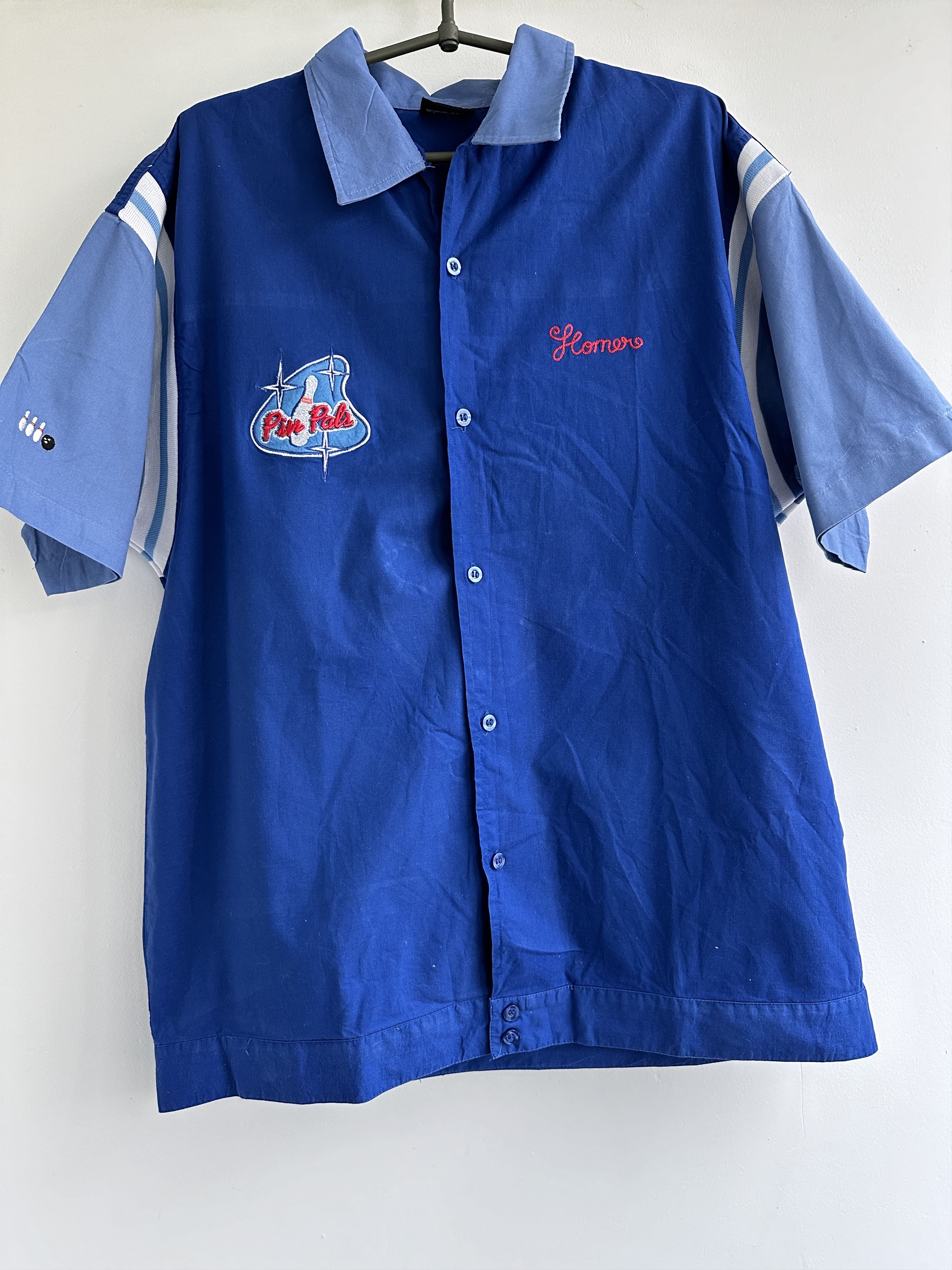 The Simpsons The Simpsons pin pals bowling shirt Grailed