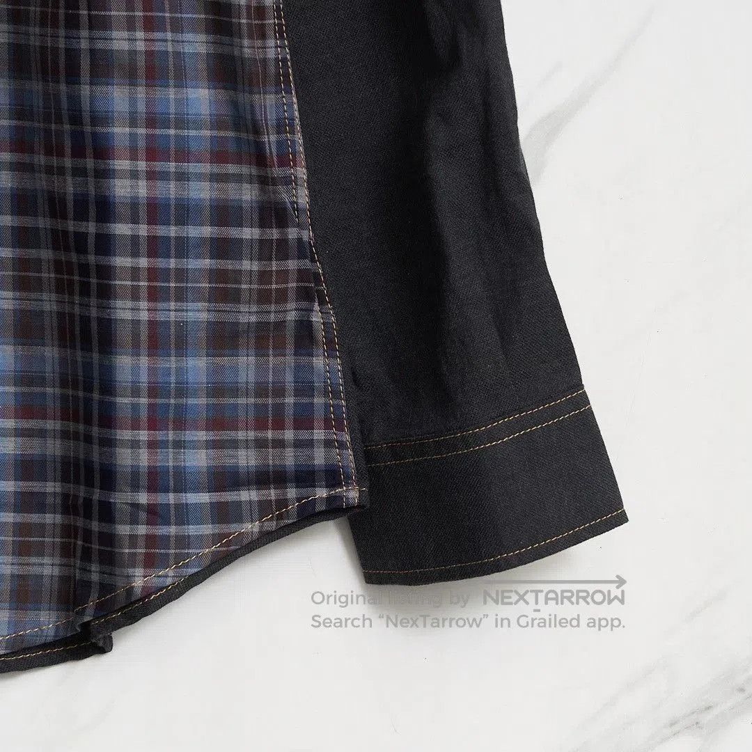 Dolce & Gabbana Dolce&Gabbana Men's Patchwork Plaid Shirt. Size US XXS / EU 40 - 7 Thumbnail