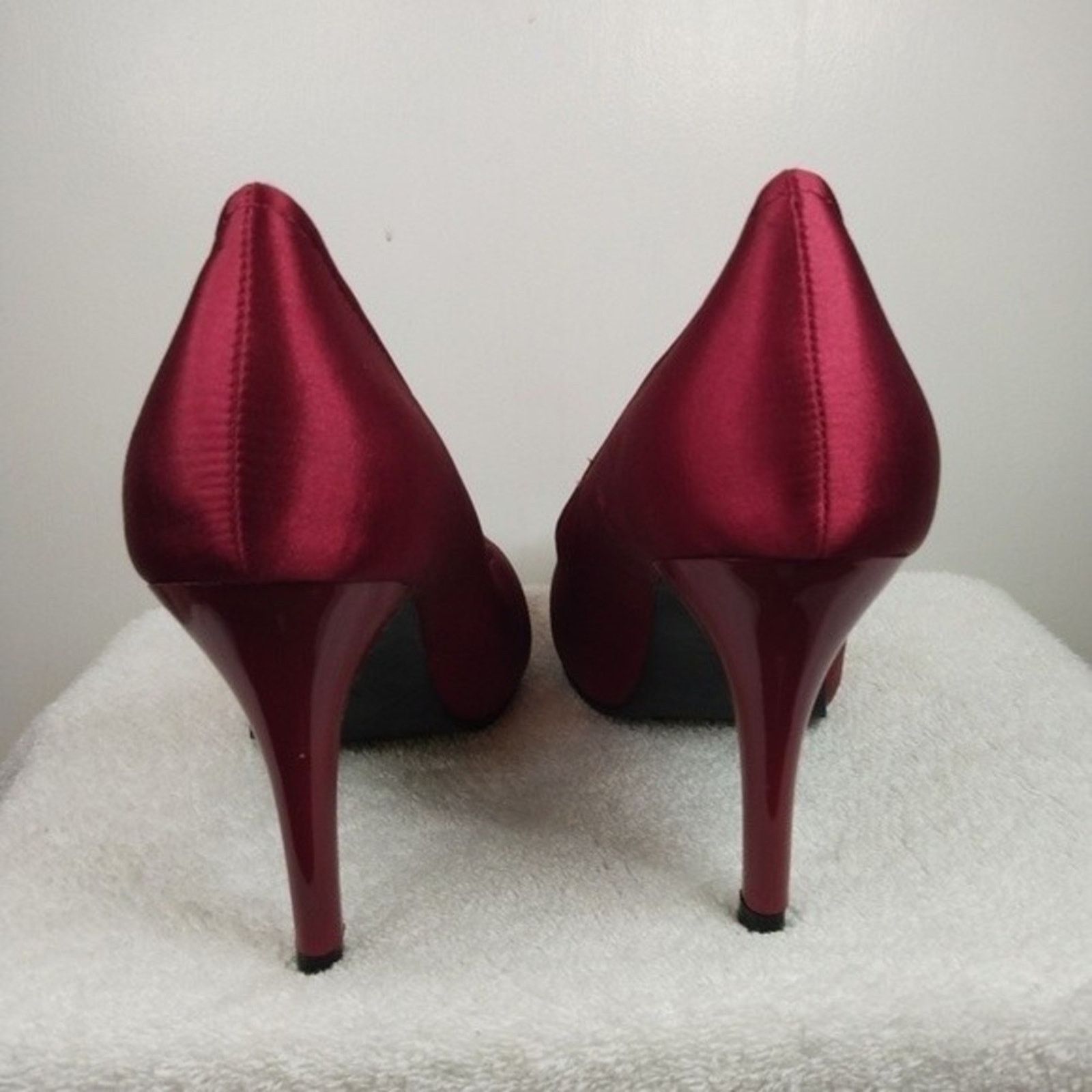 Other Cinak Women's Satin High Heel Pumps Shoes Size 8 Size US 8 / IT 38 - 4 Thumbnail