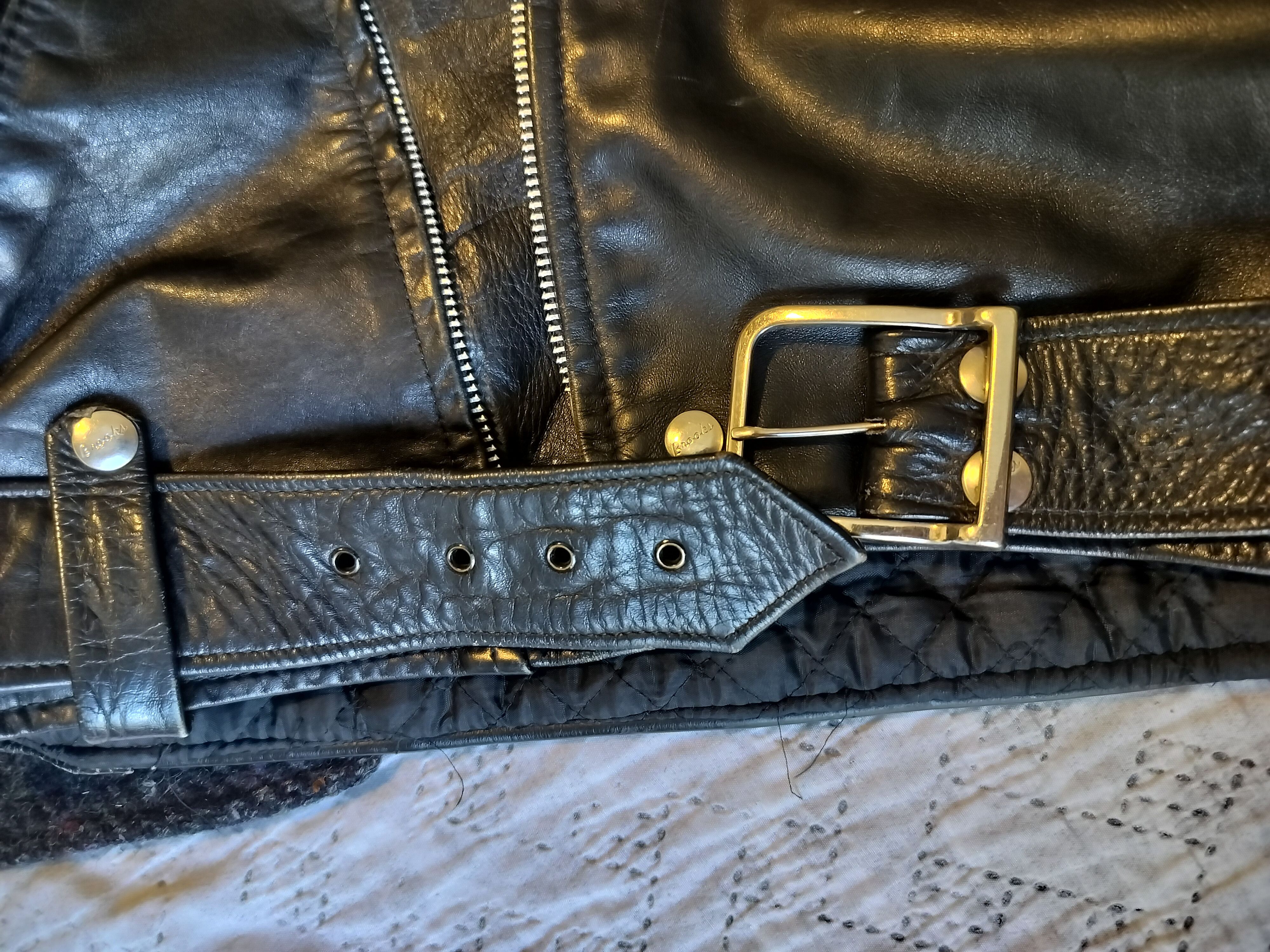Other Brooks Leather 60s Vintage Jacket, Belt Included Size S / US 4 / IT 40 - 8 Thumbnail