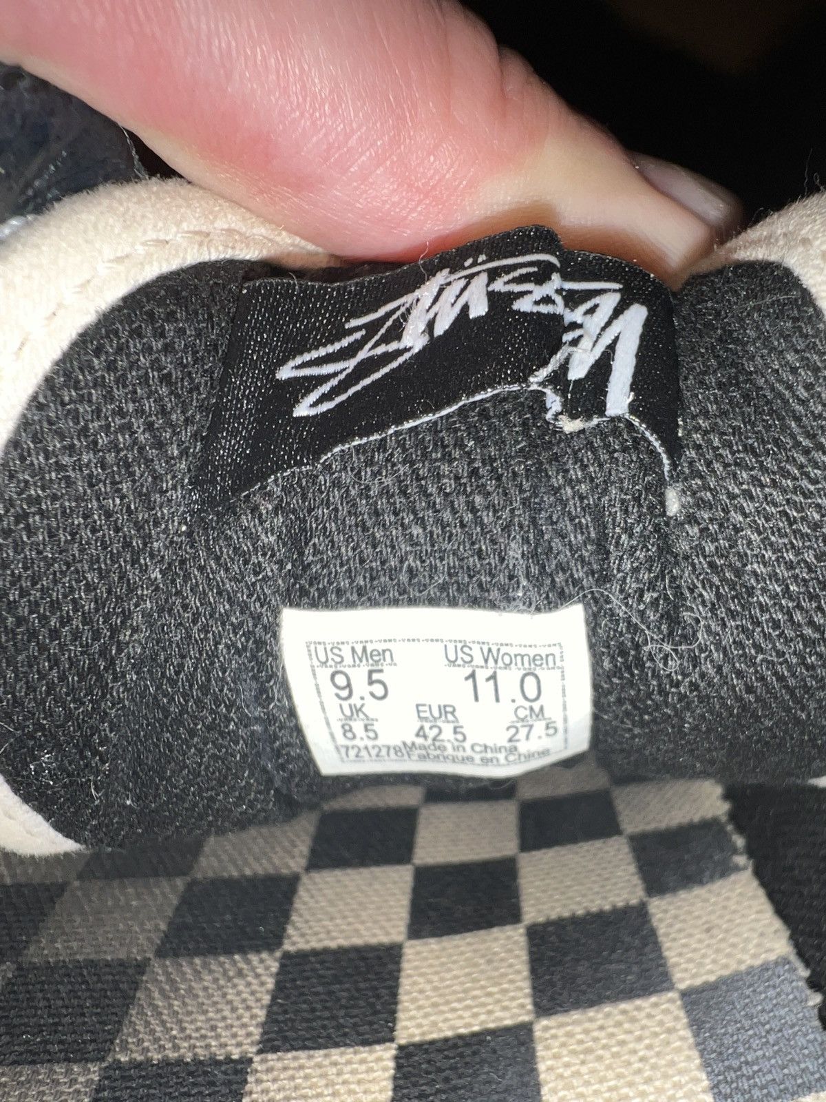 Stussy × Vans Stussy X Vans Old Skool Size US 9.5 / EU 42-43 - 11 Thumbnail
