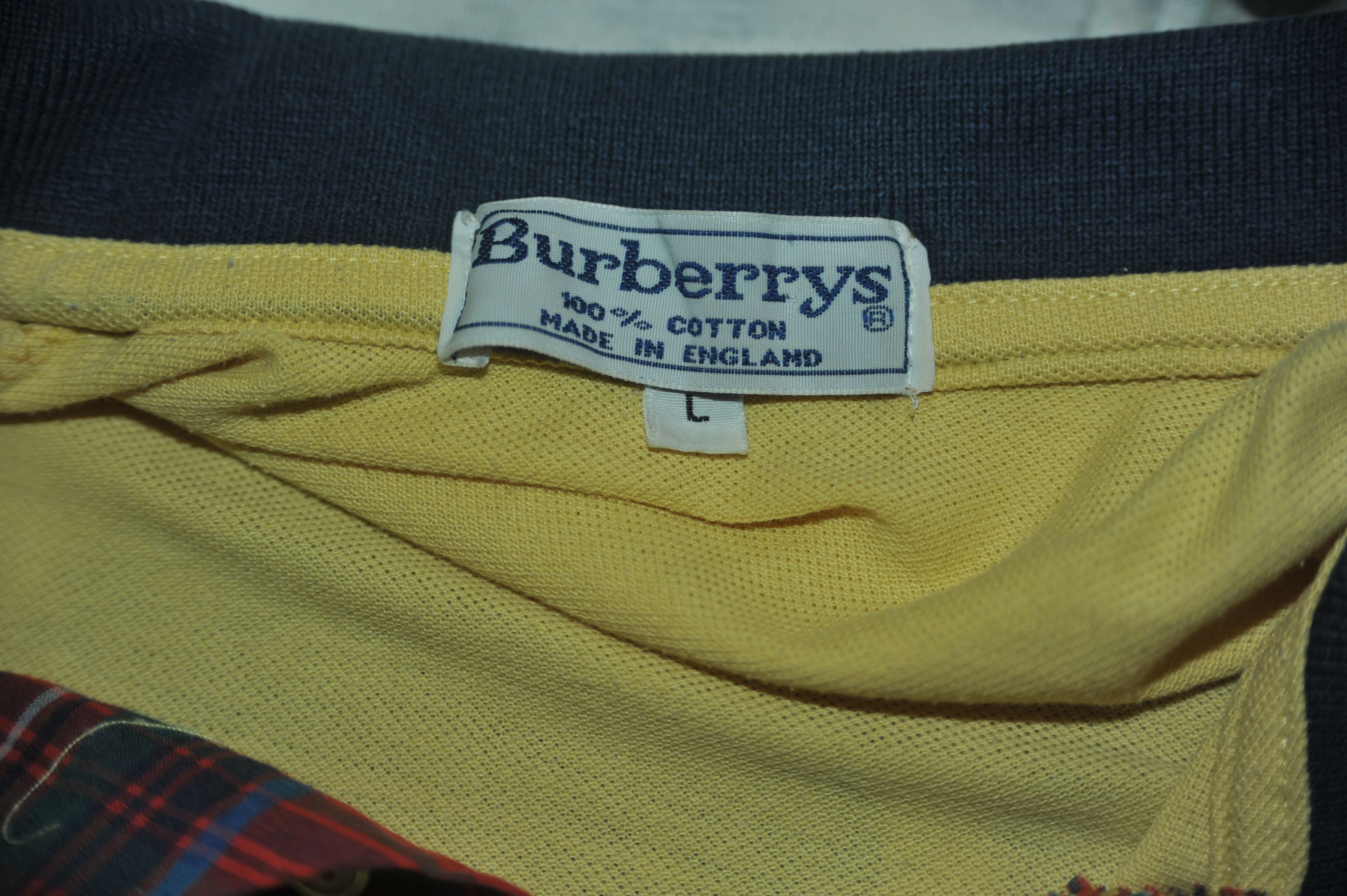 Burberry Vintage Burberry Polo Shirt Size US L / EU 52-54 / 3 - 3 Thumbnail