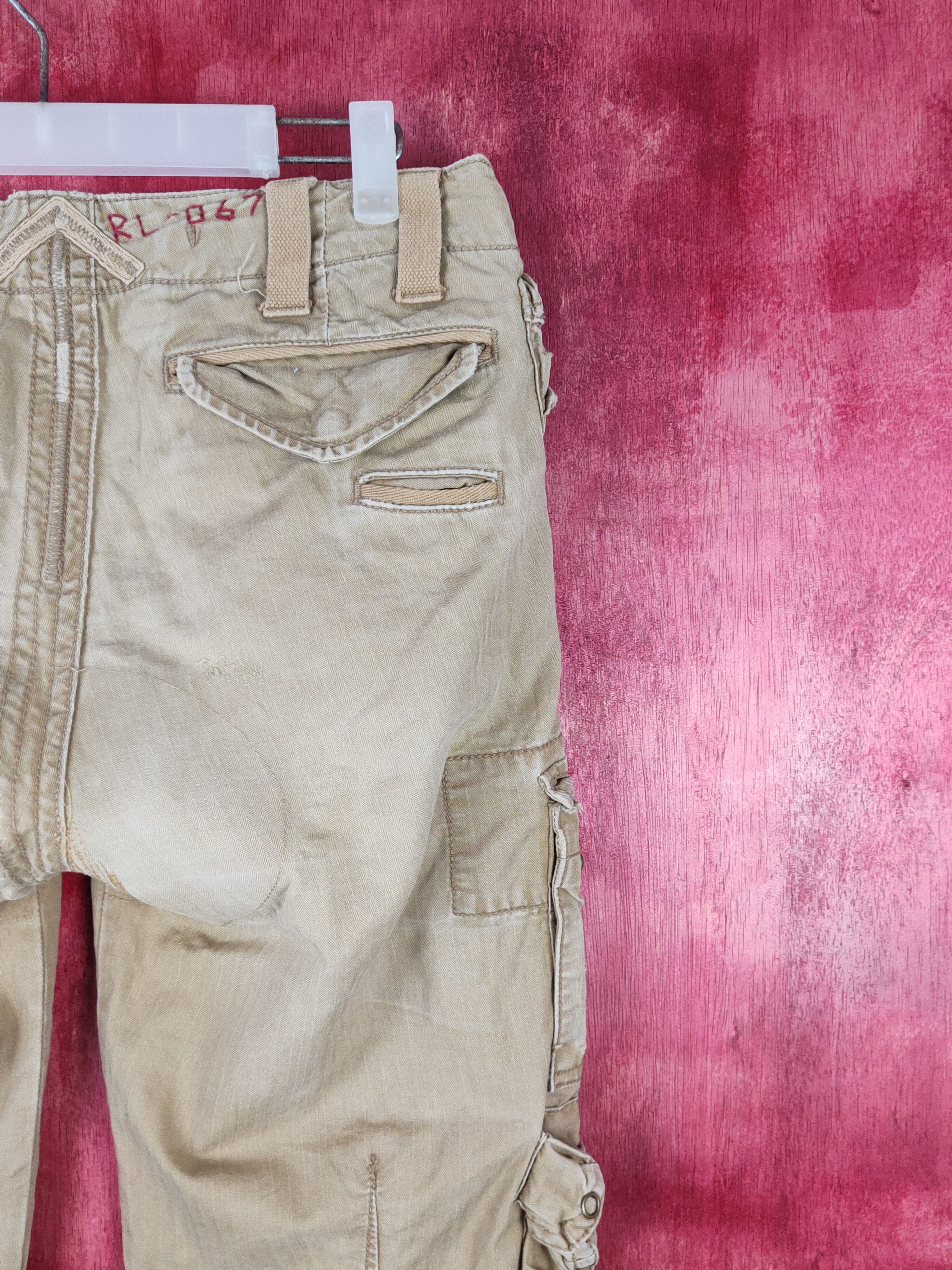 Polo Ralph Lauren Polo Ralph Lauren faded Multipocket Cargo Pants #1347DL Size US 29 - 13 Thumbnail