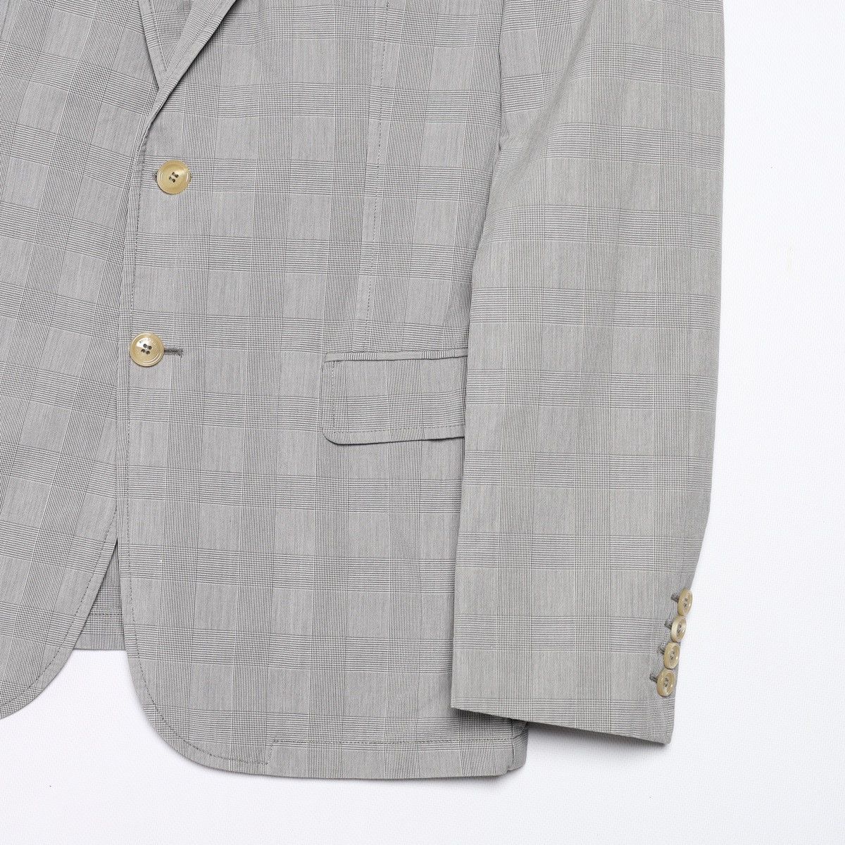 Burberry Burberry Nova Check Gray Light Blazer Jacket Size 44R - 2 Thumbnail