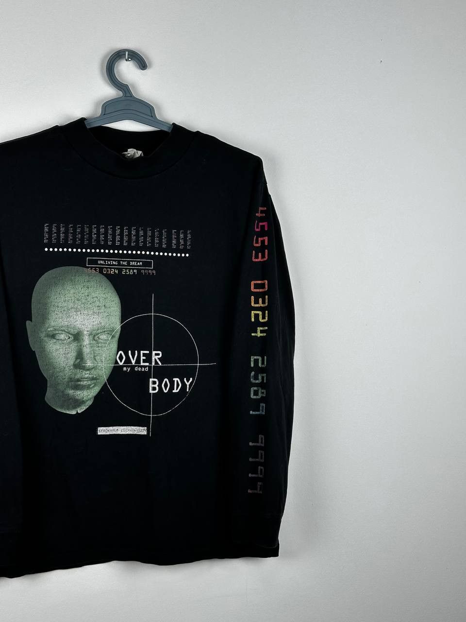 Cheap Monday × Japanese Brand Avantgarde Over My Dead Body Long Sleeve T Shirt Size US M / EU 48-50 / 2 - 2 Thumbnail