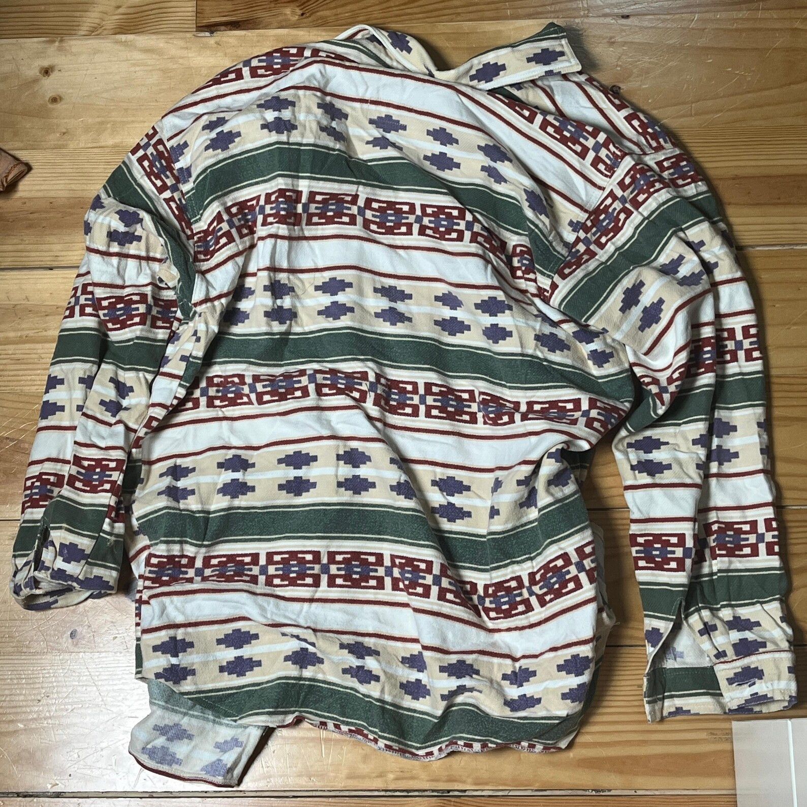 Other Aztec Stripe Workwear Shirt Size US L / EU 52-54 / 3 - 8 Thumbnail