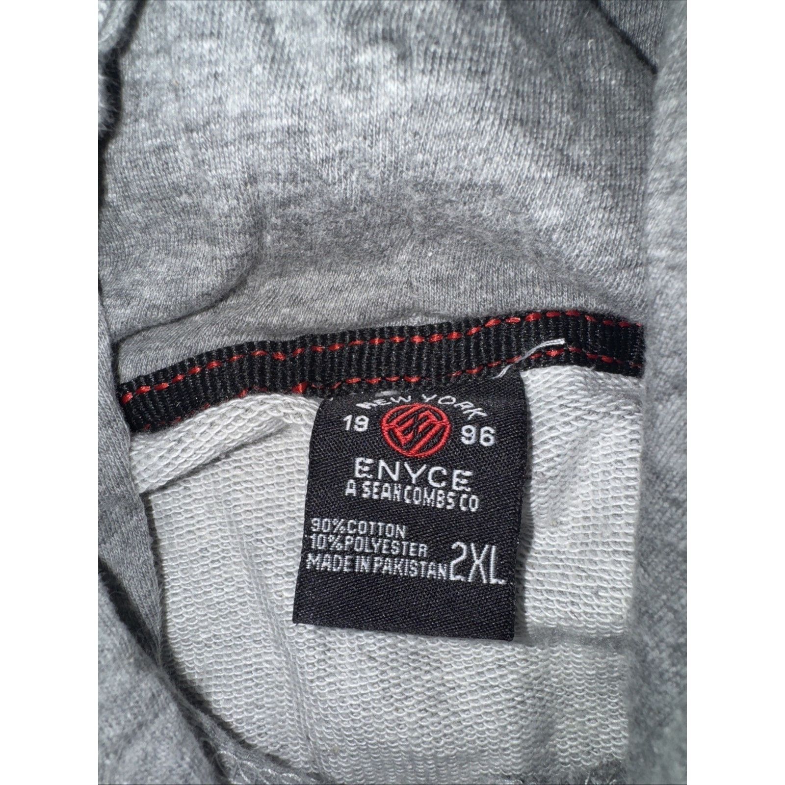 Enyce × Vintage Enyce Short Sleeved Hoodie Gray 2XL 23x25 Size US XXL / EU 58 / 5 - 4 Thumbnail