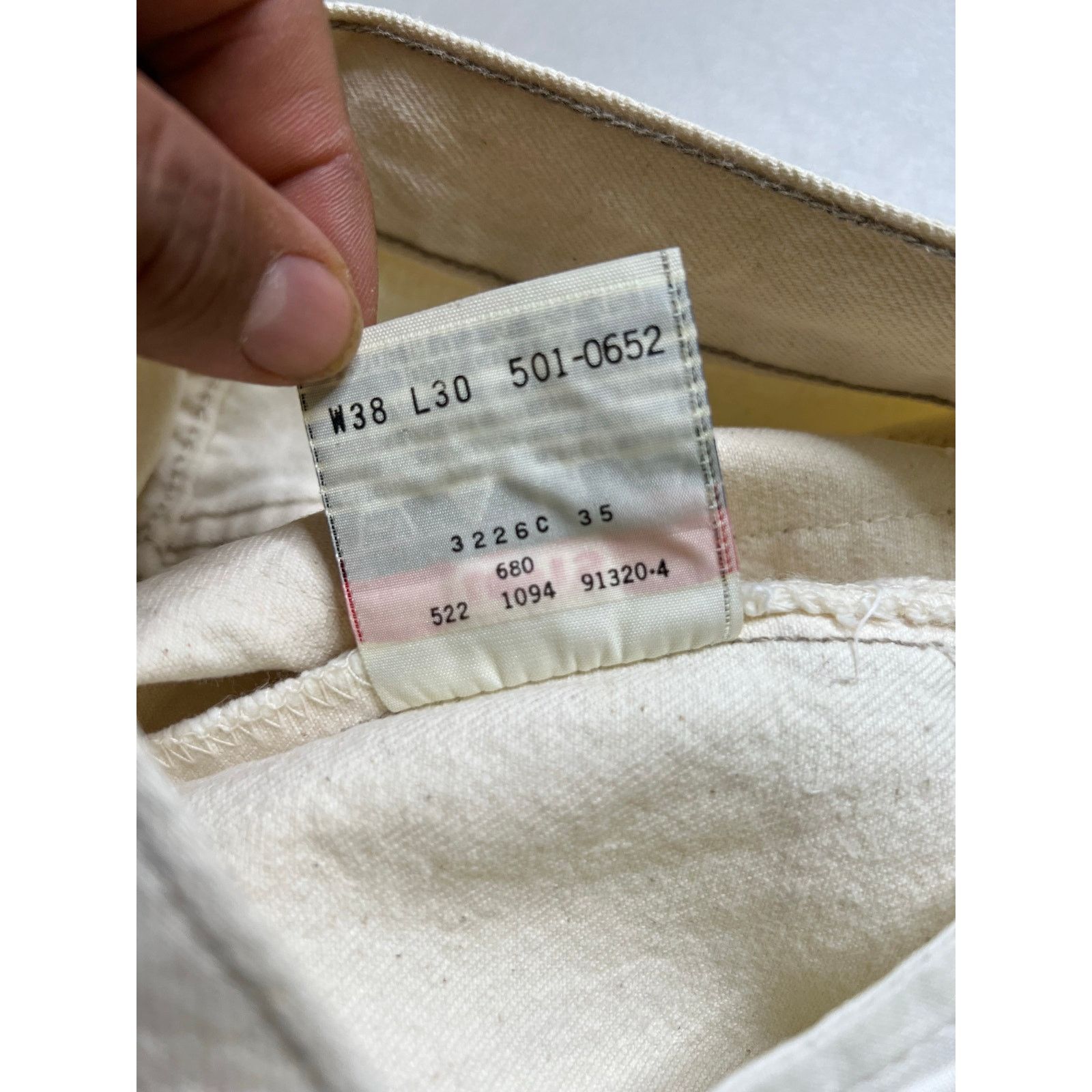 Levi's Levis 501 Vintage 90s USA XX Straight Leg 38x30 Act 36x30 Size US 38 / EU 54 - 5 Thumbnail