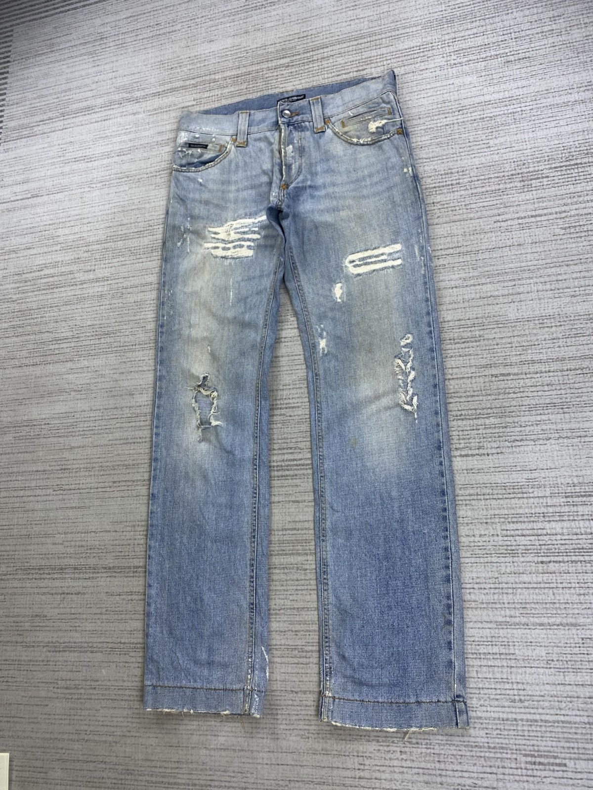 Dolce & Gabbana Vintage Dolce & Gabbana 14 Classic Distressed Denim Jeans Size US 32 / EU 48 - 4 Thumbnail