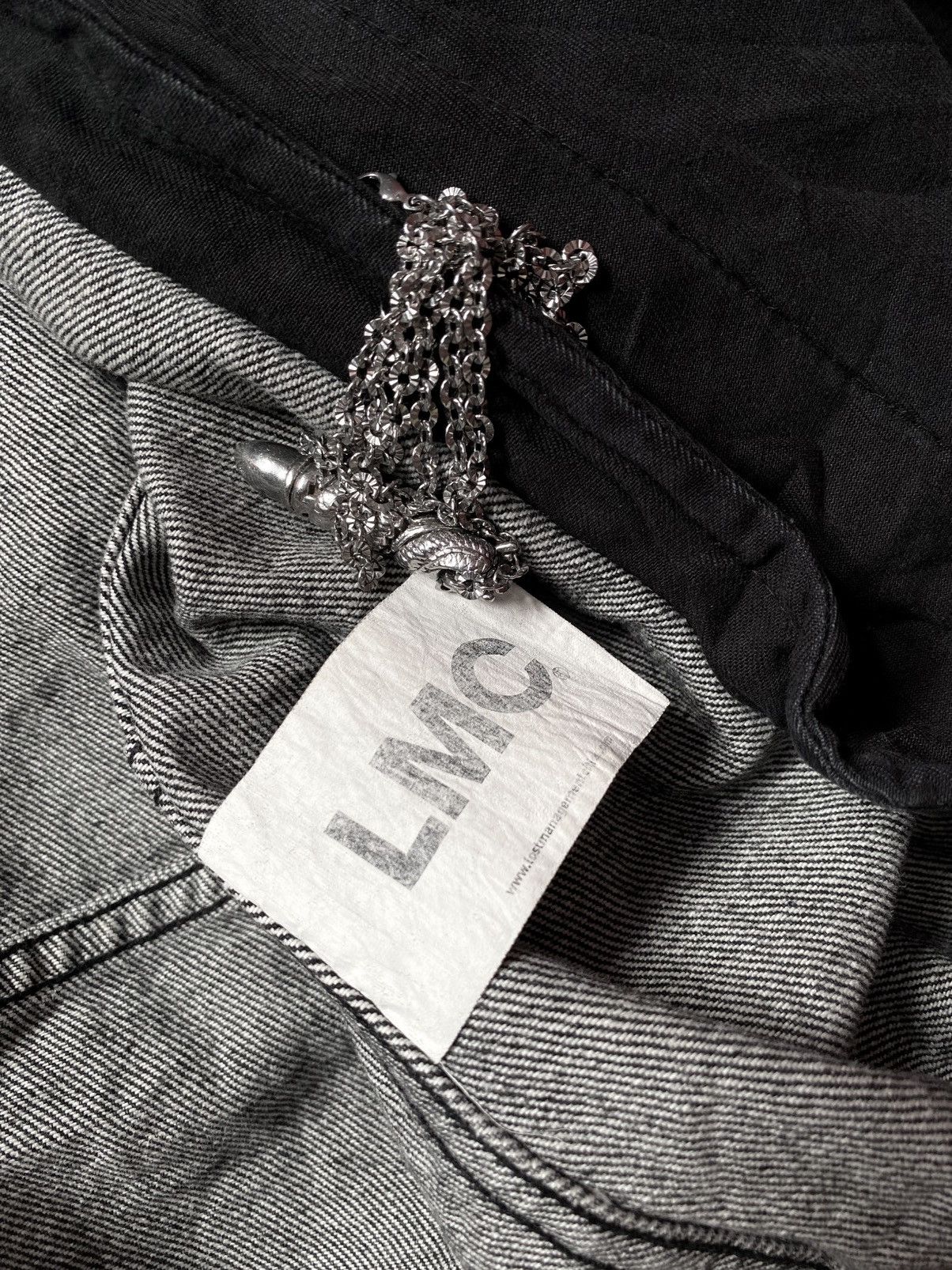 Other LMC WASHED DENIM COACH JACKET BLACK Size US M / EU 48-50 / 2 - 15 Thumbnail