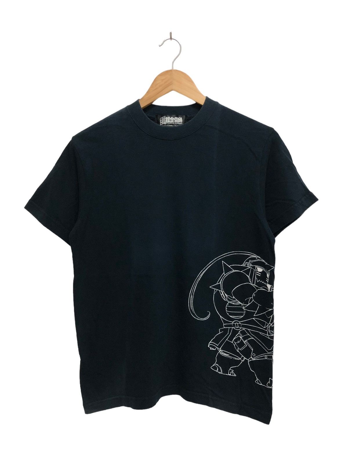 image of Anima x Movie 2003 Fullmetal Alchemist Anime Series Promo Tee in Black, Men's (Size Small)