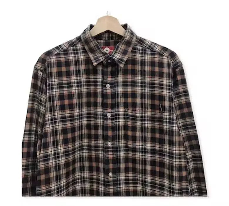 Converse Converse Plaid Tartan Flannel Shirt Size US L / EU 52-54 / 3 - 2 Thumbnail
