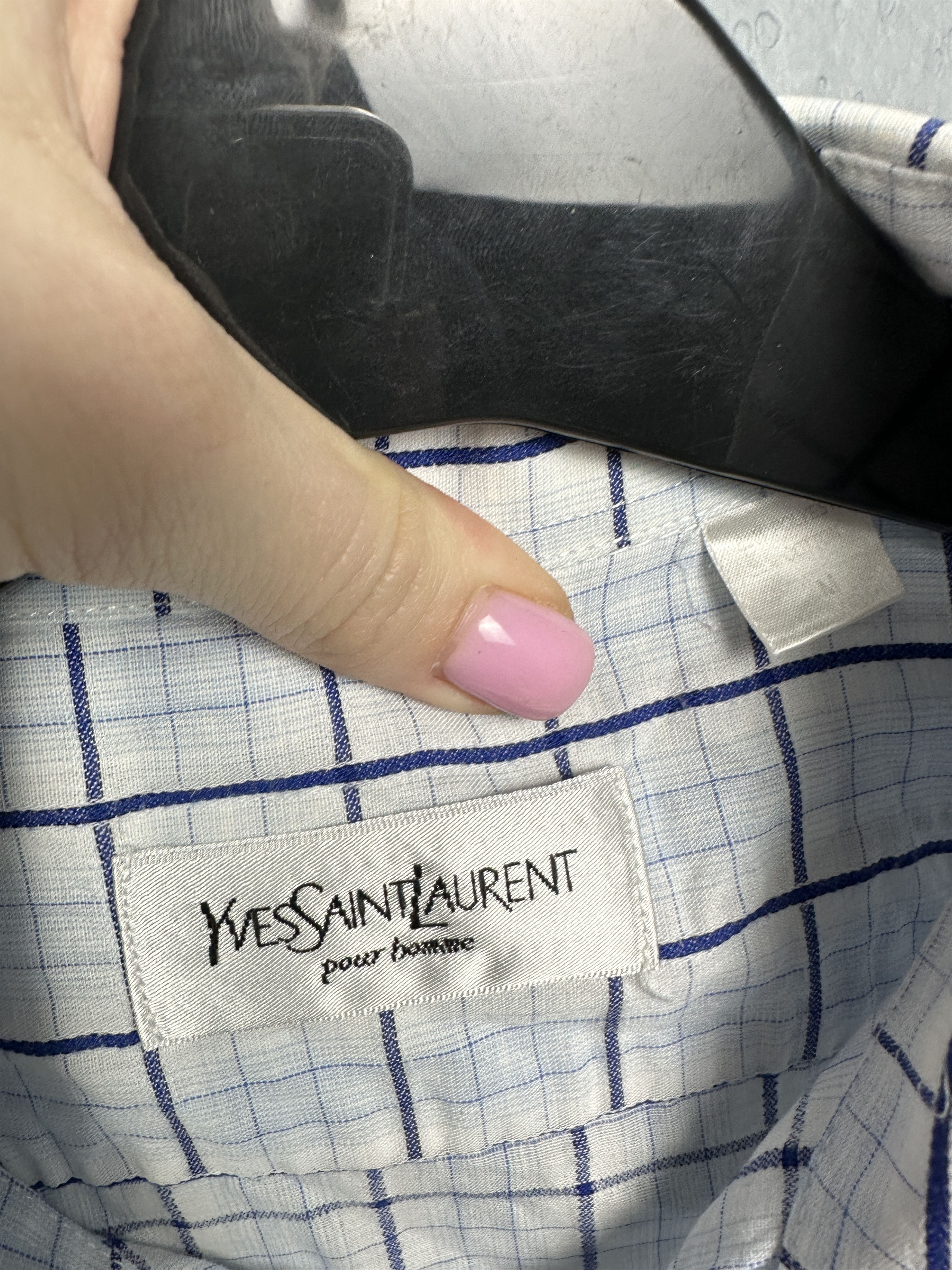 Yves Saint Laurent Yves Saint Laurent YSL Mens Short Sleeve Shirt Size US M / EU 48-50 / 2 - 4 Thumbnail