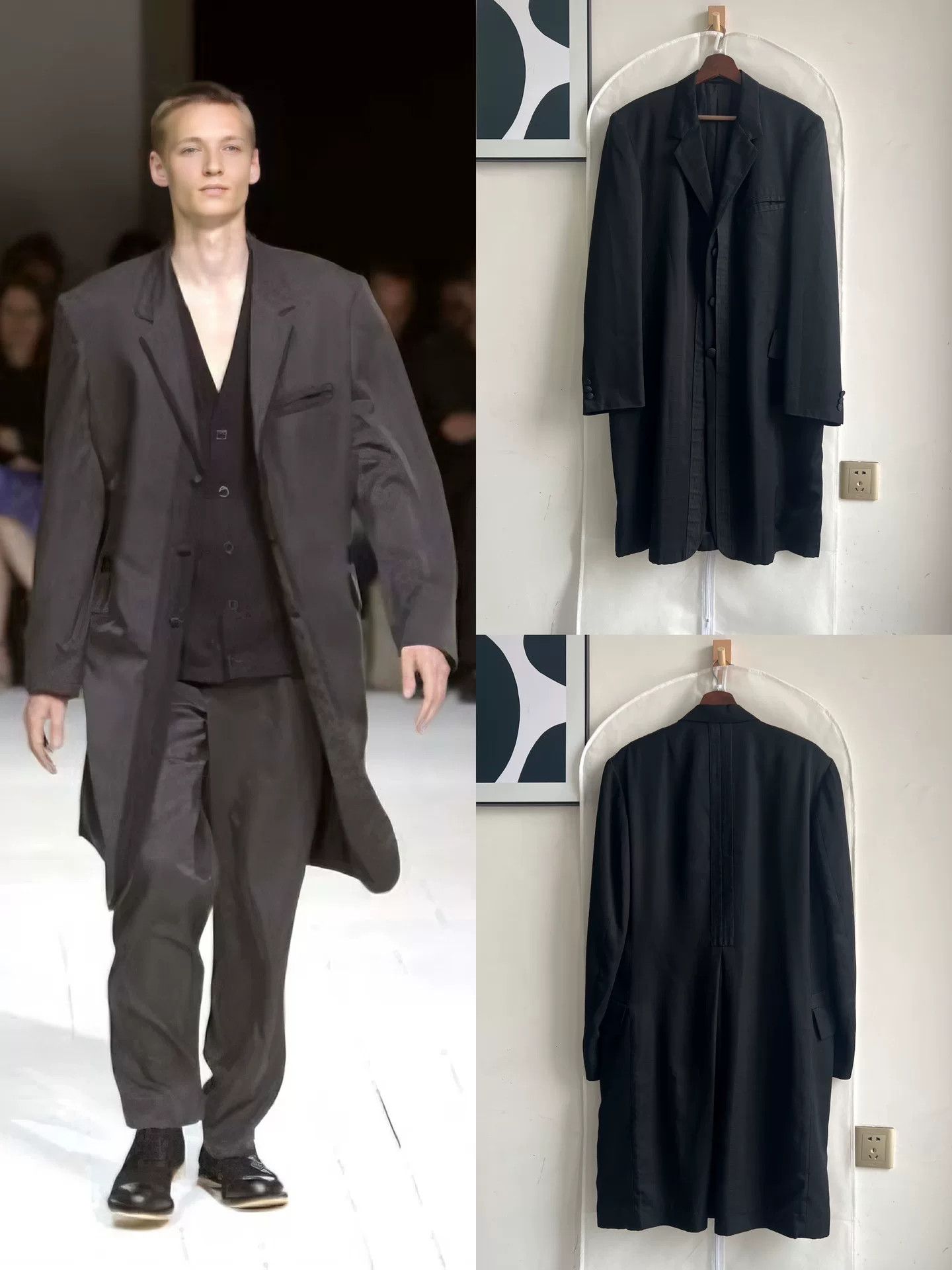 Yohji Yamamoto Yohji Yamamoto Silk Belted Coat Size US M / EU 48-50 / 2 - 1 Thumbnail