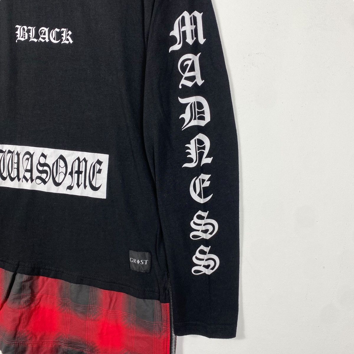 If Six Was Nine × Japanese Brand Black Madness Punk Design Inspired By Chrome Hearts Tee Punk Size M / US 6-8 / IT 42-44 - 4 Thumbnail