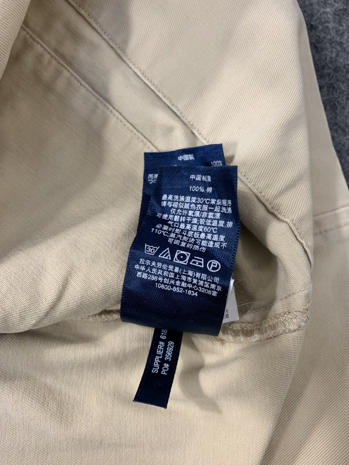 Polo Ralph Lauren Vtg Ralph Lauren Beige Sterling Trench Khakis Parka Unisex Size US S / EU 44-46 / 1 - 9 Thumbnail