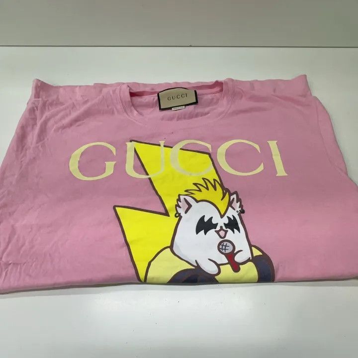 Gucci Gucci Love Parade Cartoon Pink T-Shirt-2507 Size S / US 4 / IT 40 - 4 Thumbnail