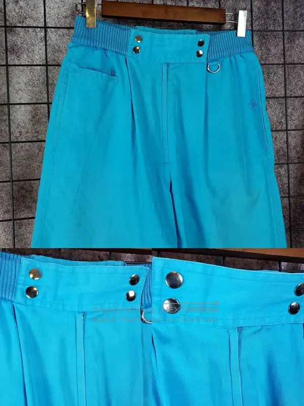 Dior Dior Summer Blue Cotton Blend Short Sleeve Shirt . Size L / US 10 / IT 46 - 8 Thumbnail