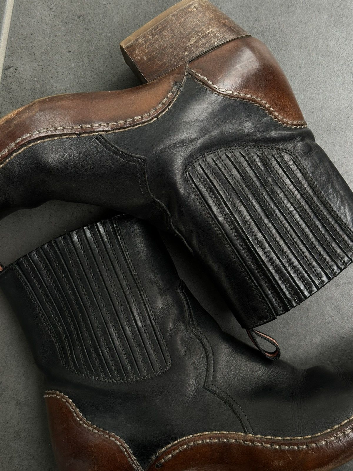 Maison Margiela Maison Margiela runway F/W 2015 Replica Western Boot 70’s Size US 8 / IT 38 - 5 Thumbnail