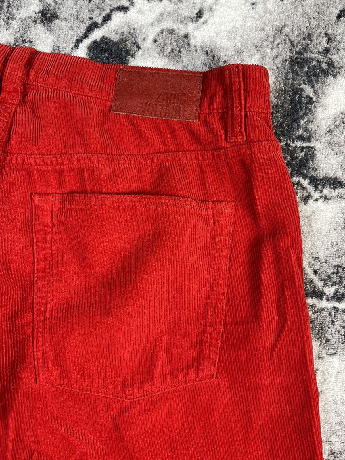 Zadig & Voltaire Zadig & Voltaire Red Corduroy Pants Size 33 Size US 33 - 16 Thumbnail