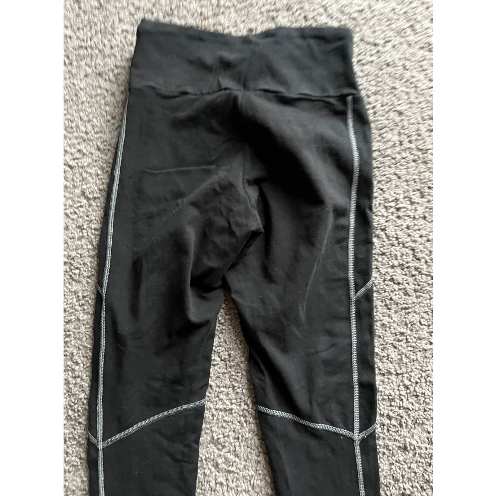 Express Express Leggings Womens Small Black Stretch Ankle Workout Pants Size 28" / US 6 / IT 42 - 4 Thumbnail