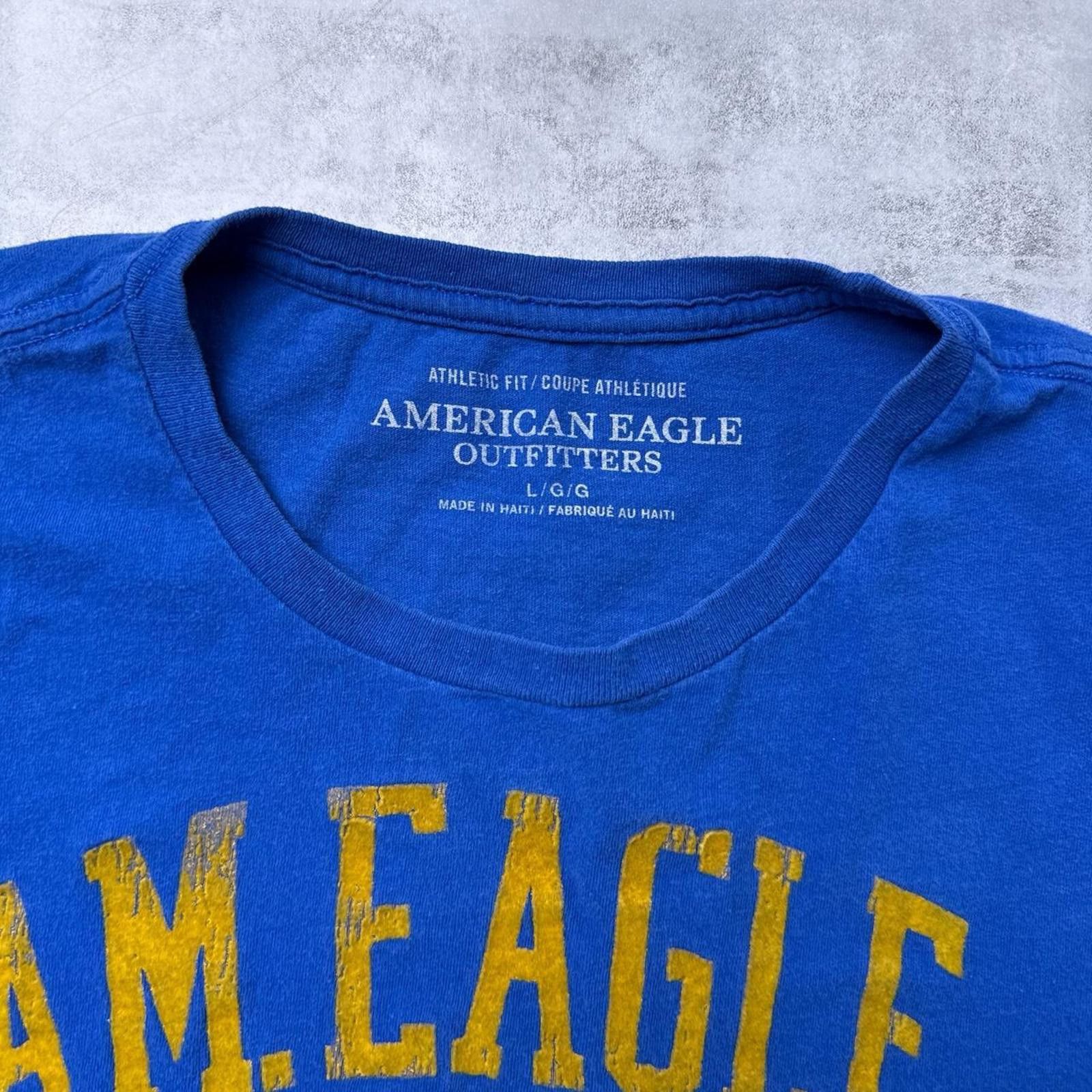 American Eagle Outfitters Y2K American Eagle 00s Long sleeve logo t shirt Size US L / EU 52-54 / 3 - 3 Thumbnail