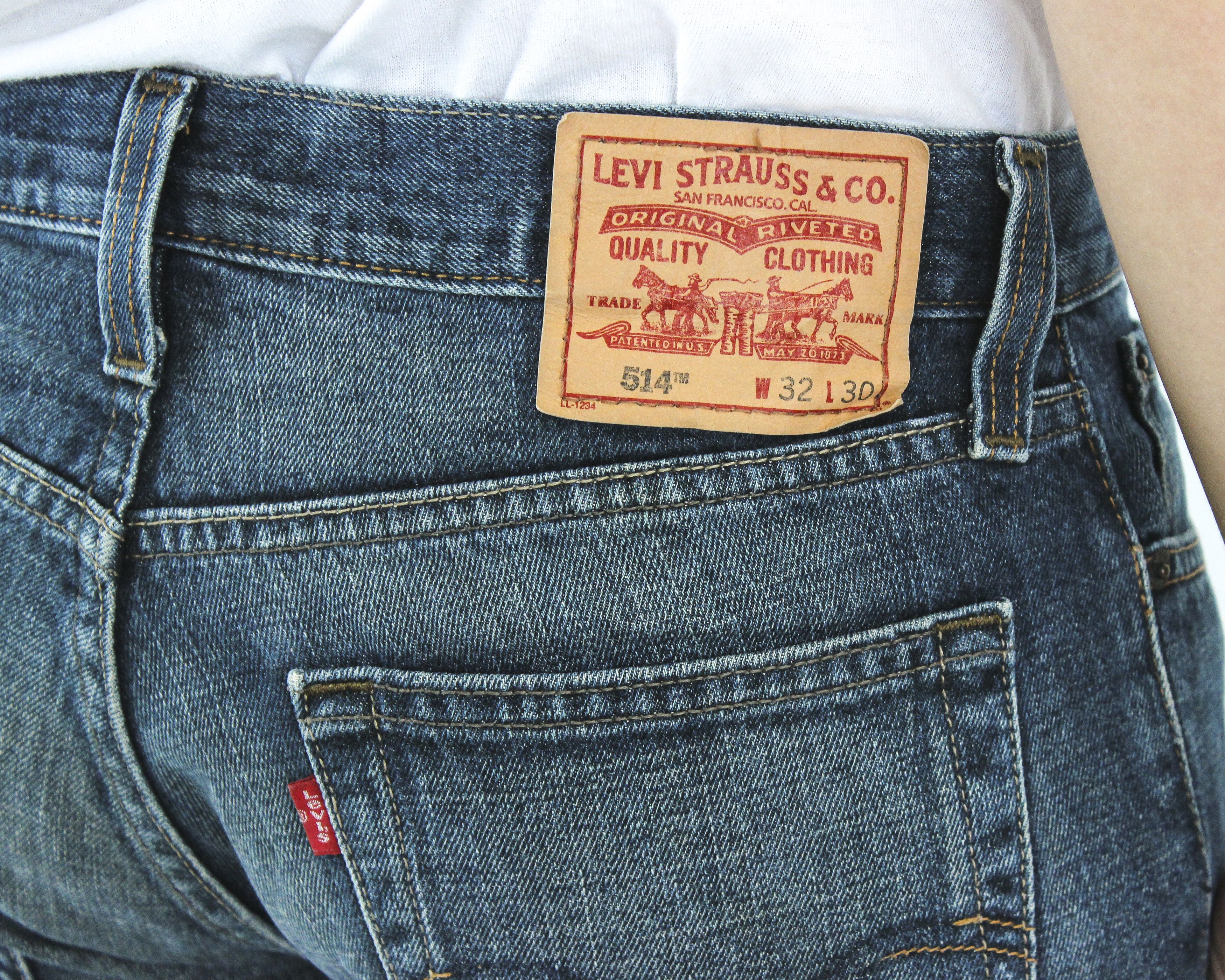 Levi's 514 Men W32 L30 Slim Fit Straight Jeans Denim Pants Trousers Size US 32 / EU 48 - 6 Thumbnail