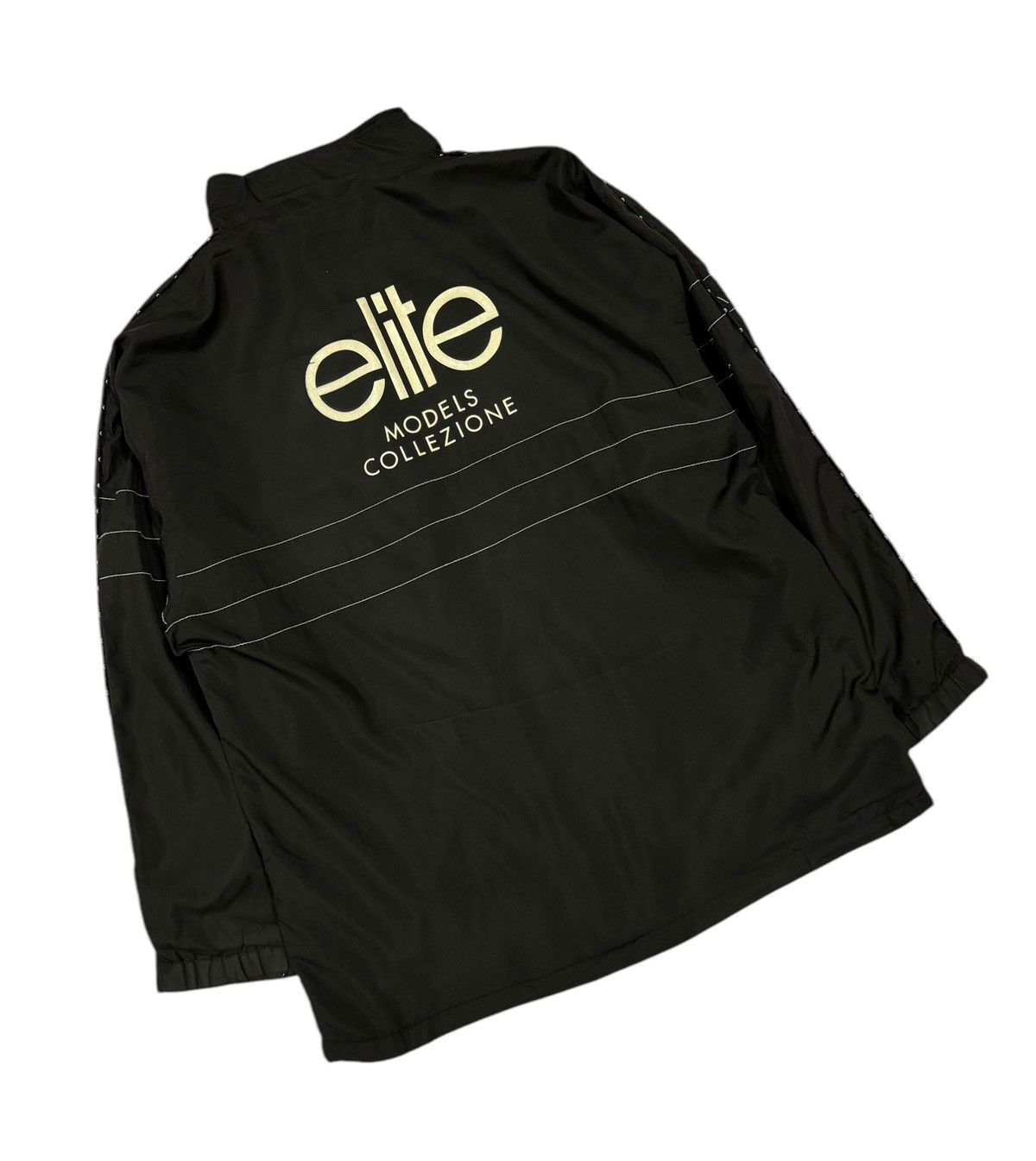 Japanese Brand × Vintage Vtg🔥Elite Models Collezione Big Logo Sweater Size US L / EU 52-54 / 3 - 9 Thumbnail