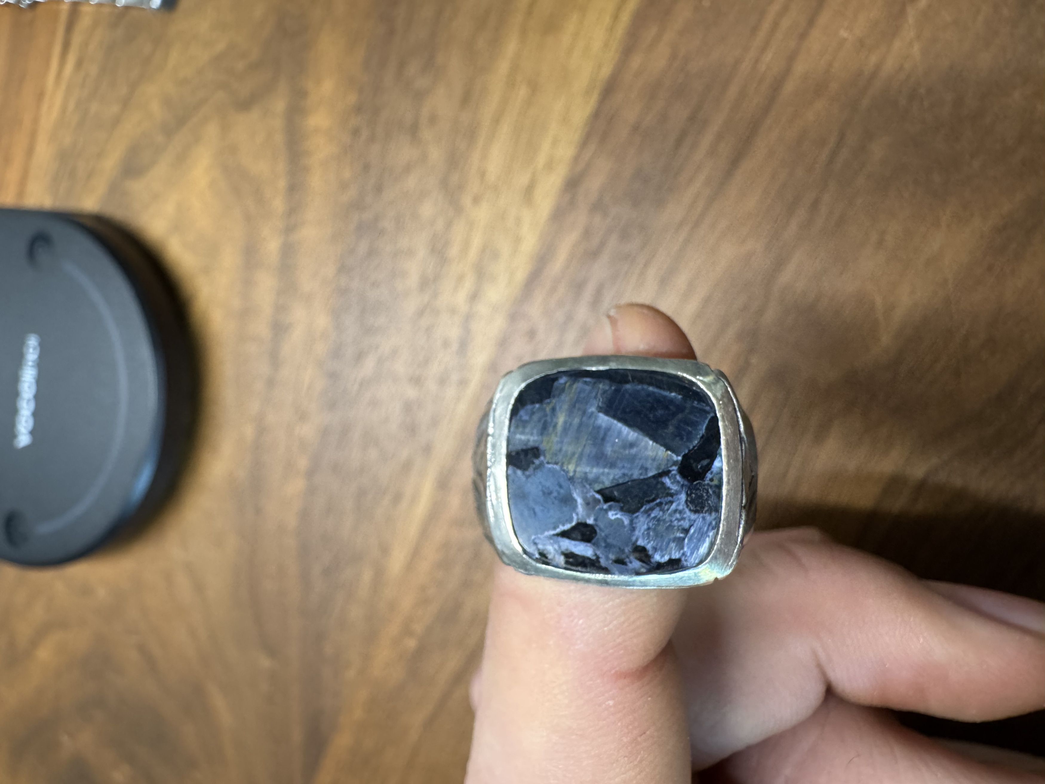 John Varvatos John Varvatos Square Gem Ring Size ONE SIZE - 2 Thumbnail