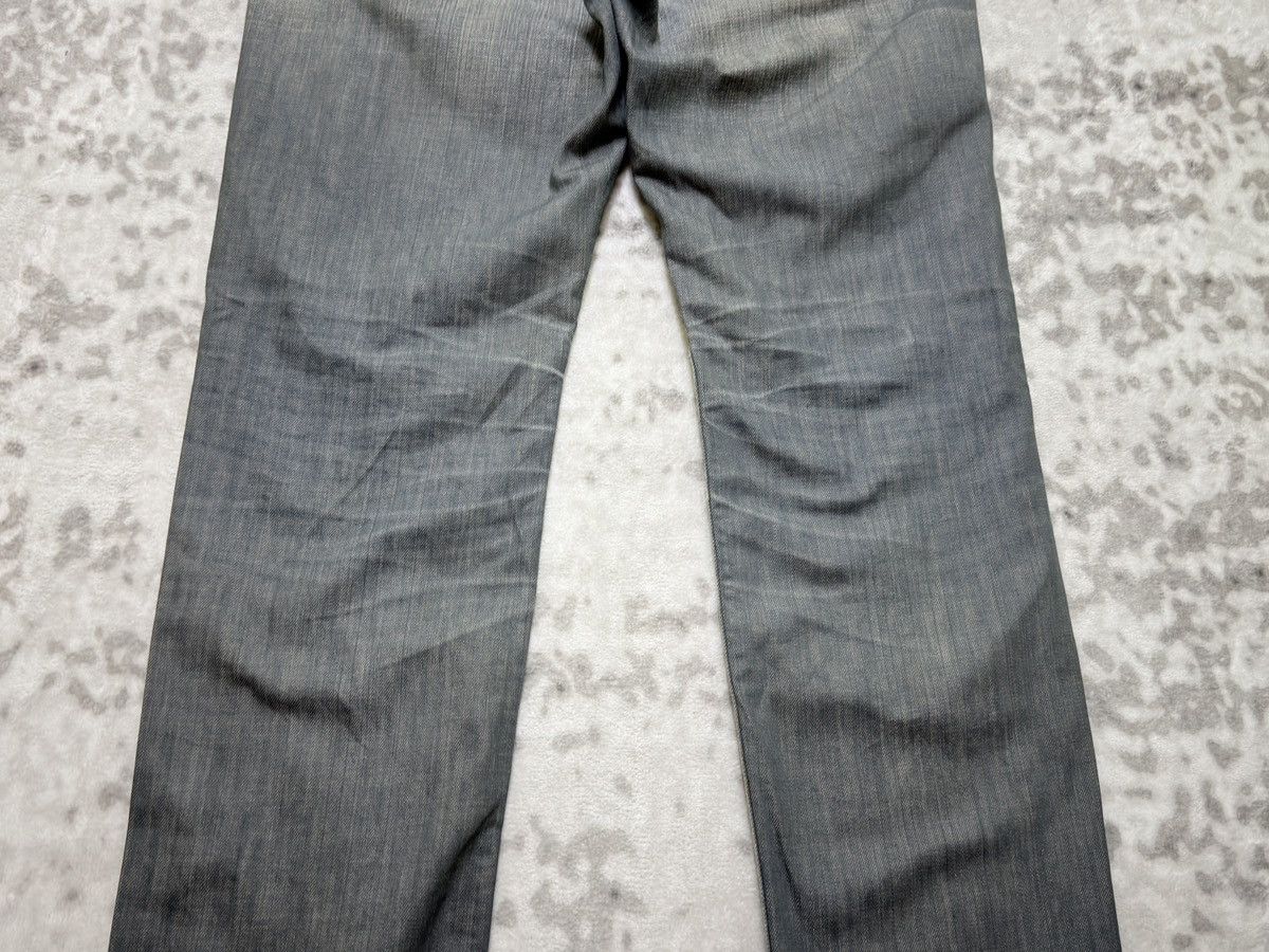Kapital Vintage Back Number Claw Marks Straight Faded Grey Jeans Size US 34 / EU 50 - 12 Thumbnail