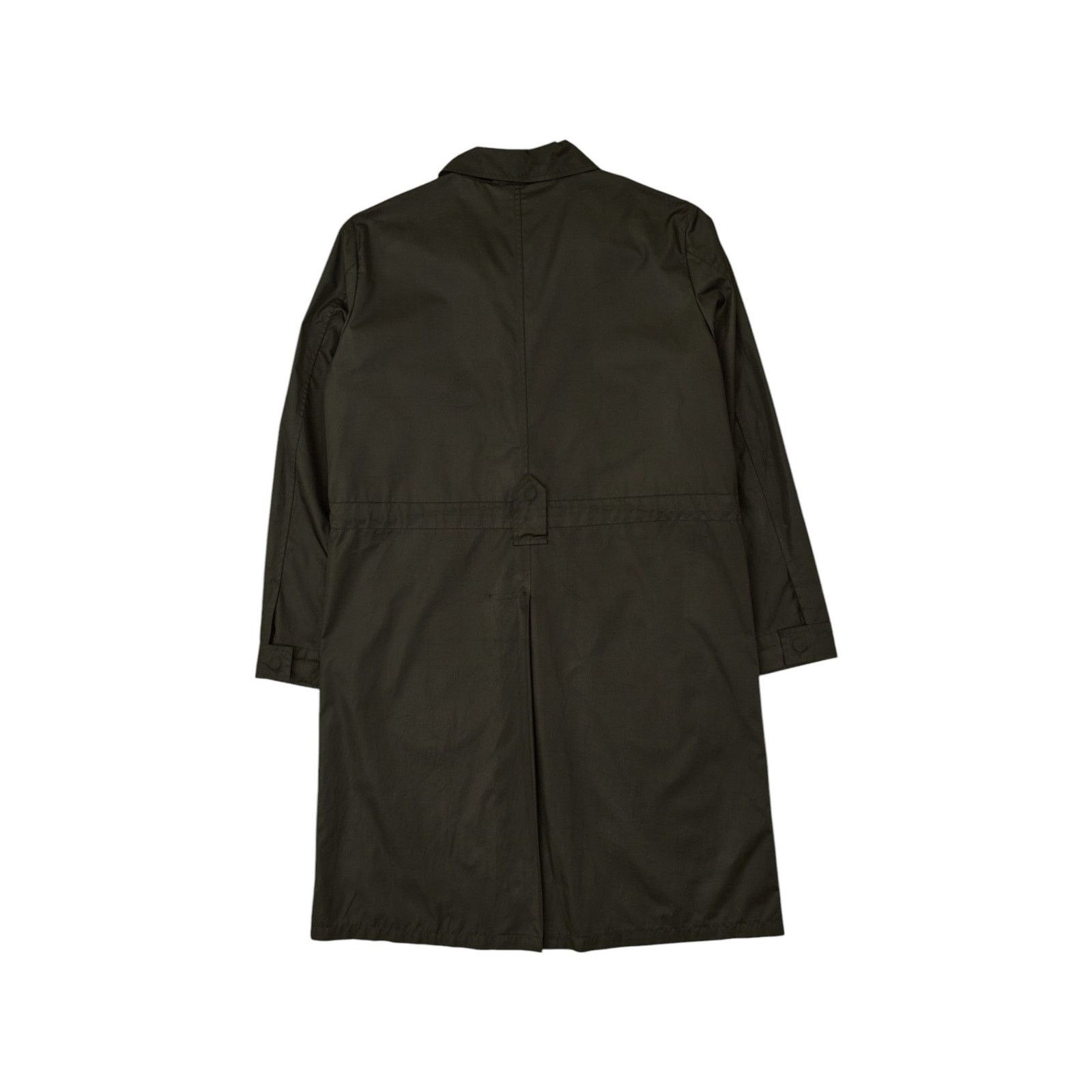 Jil Sander Black Nylon Drawstring Coat Size L / US 10 / IT 46 - 2 Thumbnail
