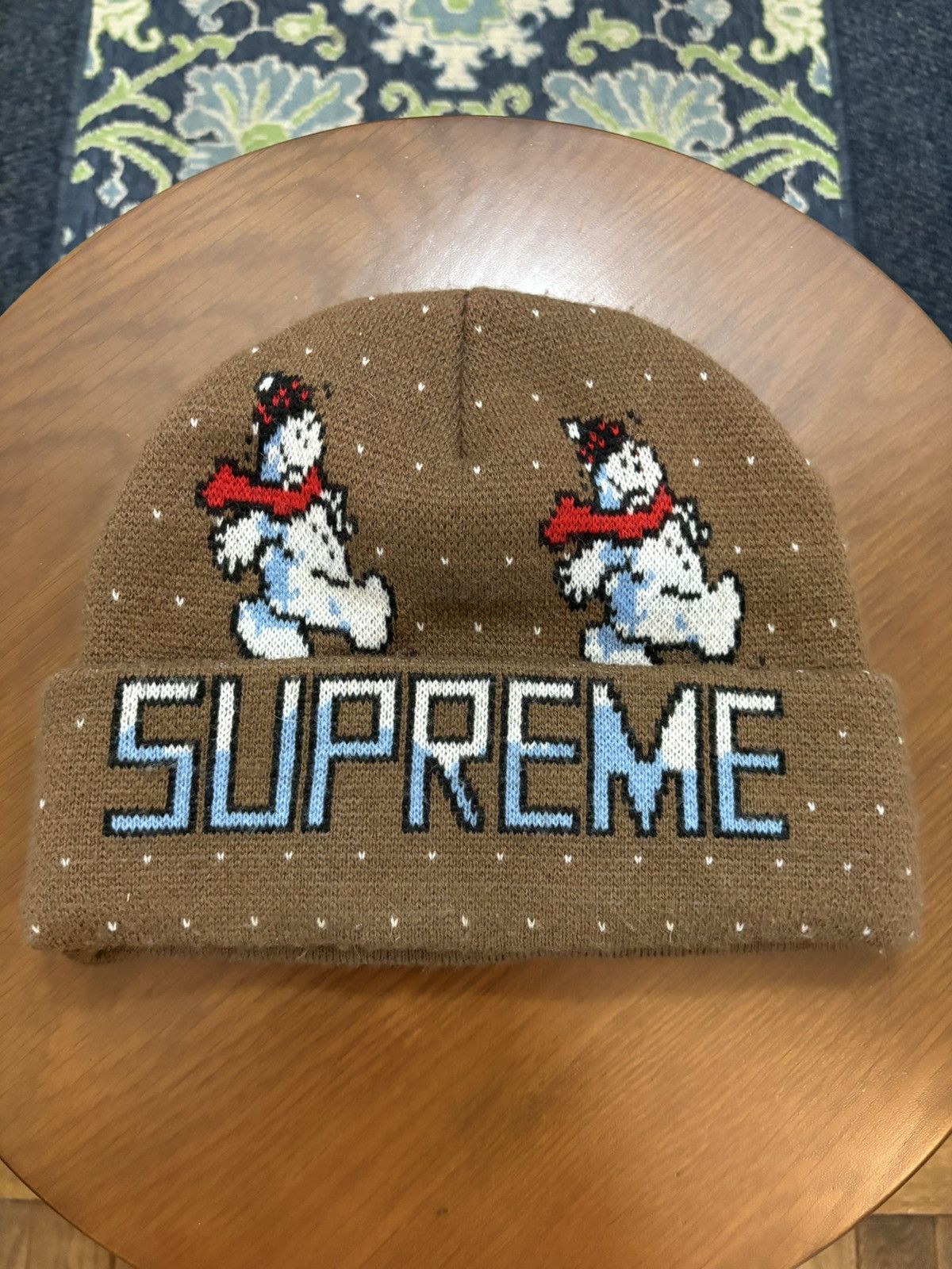 Supreme Supreme Snowman Beanie Brown FW21 Size ONE SIZE - 1 Thumbnail