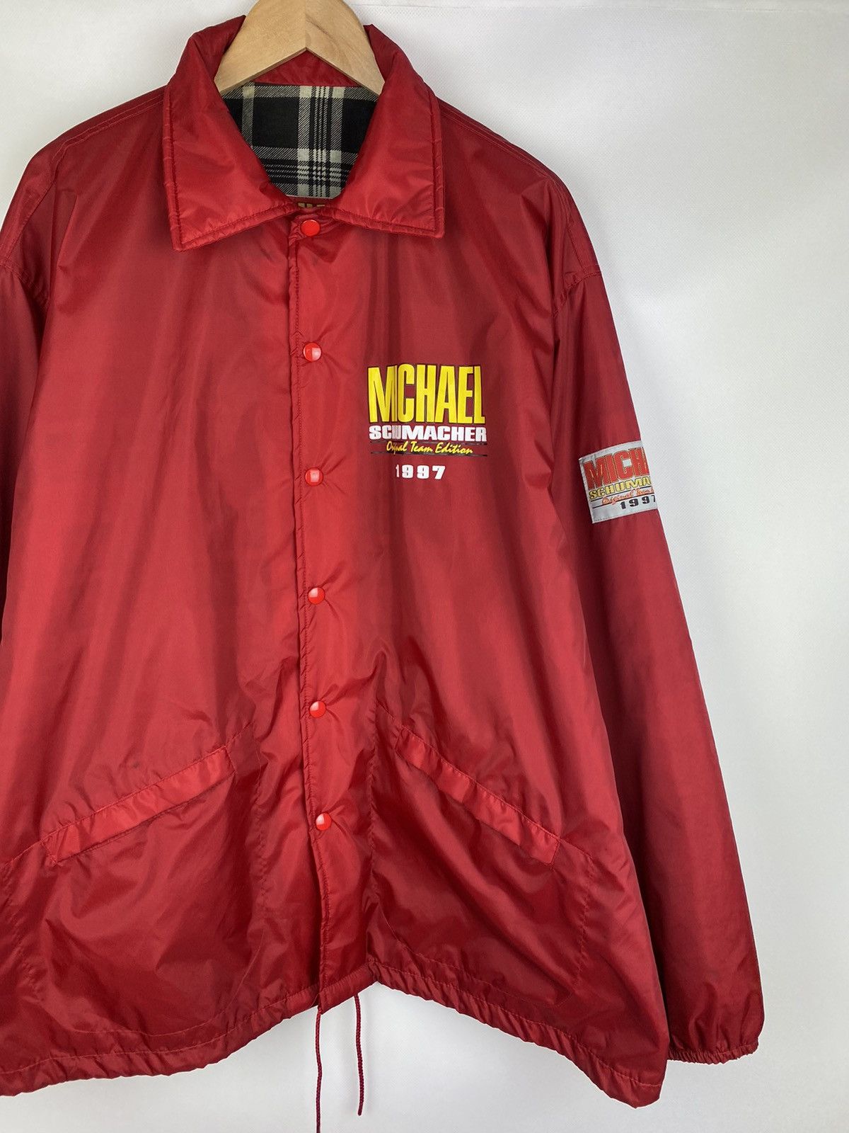 Vintage Schumacher vintage 1997 Original Team Edition Racing Jacket Size US XXL / EU 58 / 5 - 3 Thumbnail
