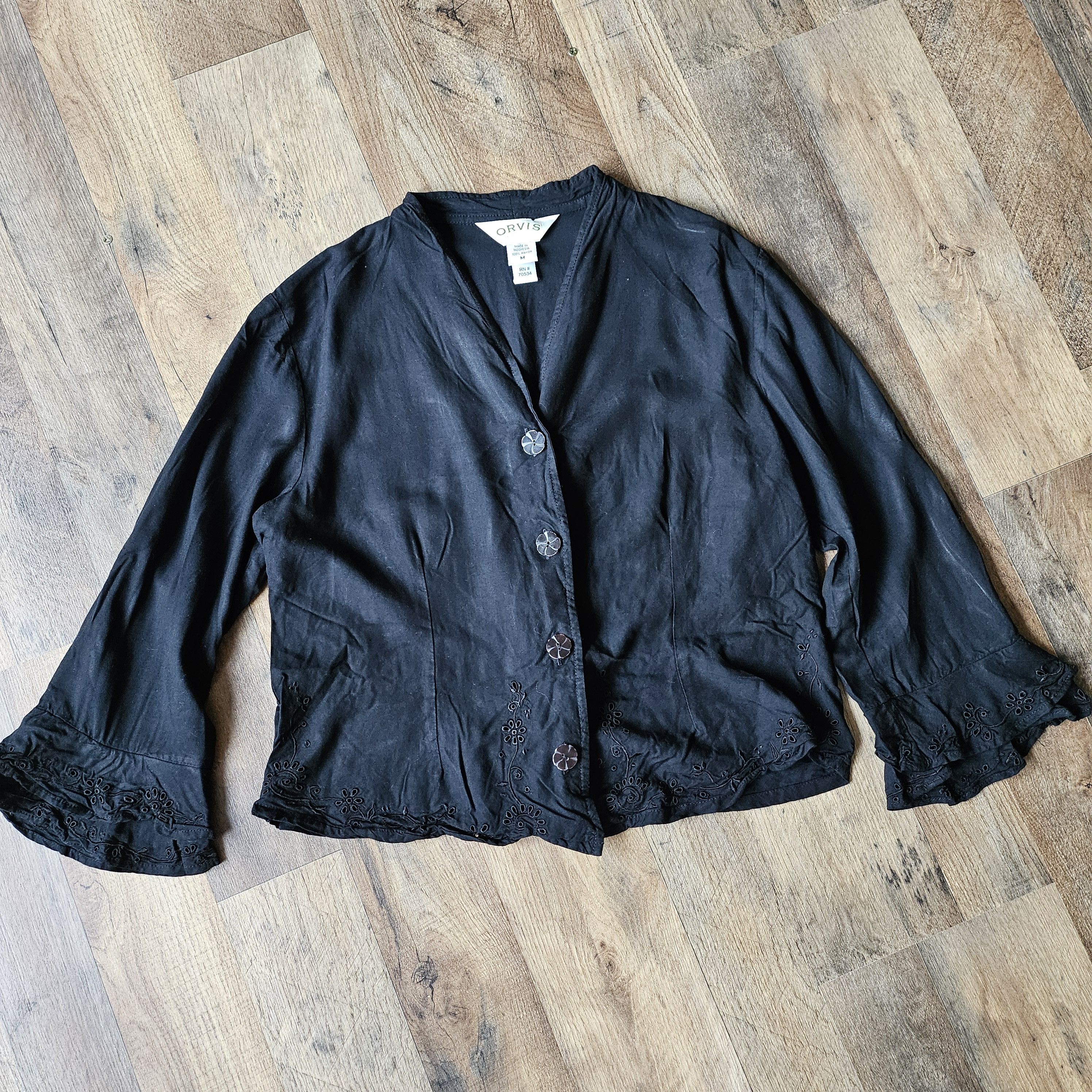 Orvis × Vintage Vintage Orvis Button Up Blouse Womens M Size M / US 6-8 / IT 42-44 - 1 Thumbnail
