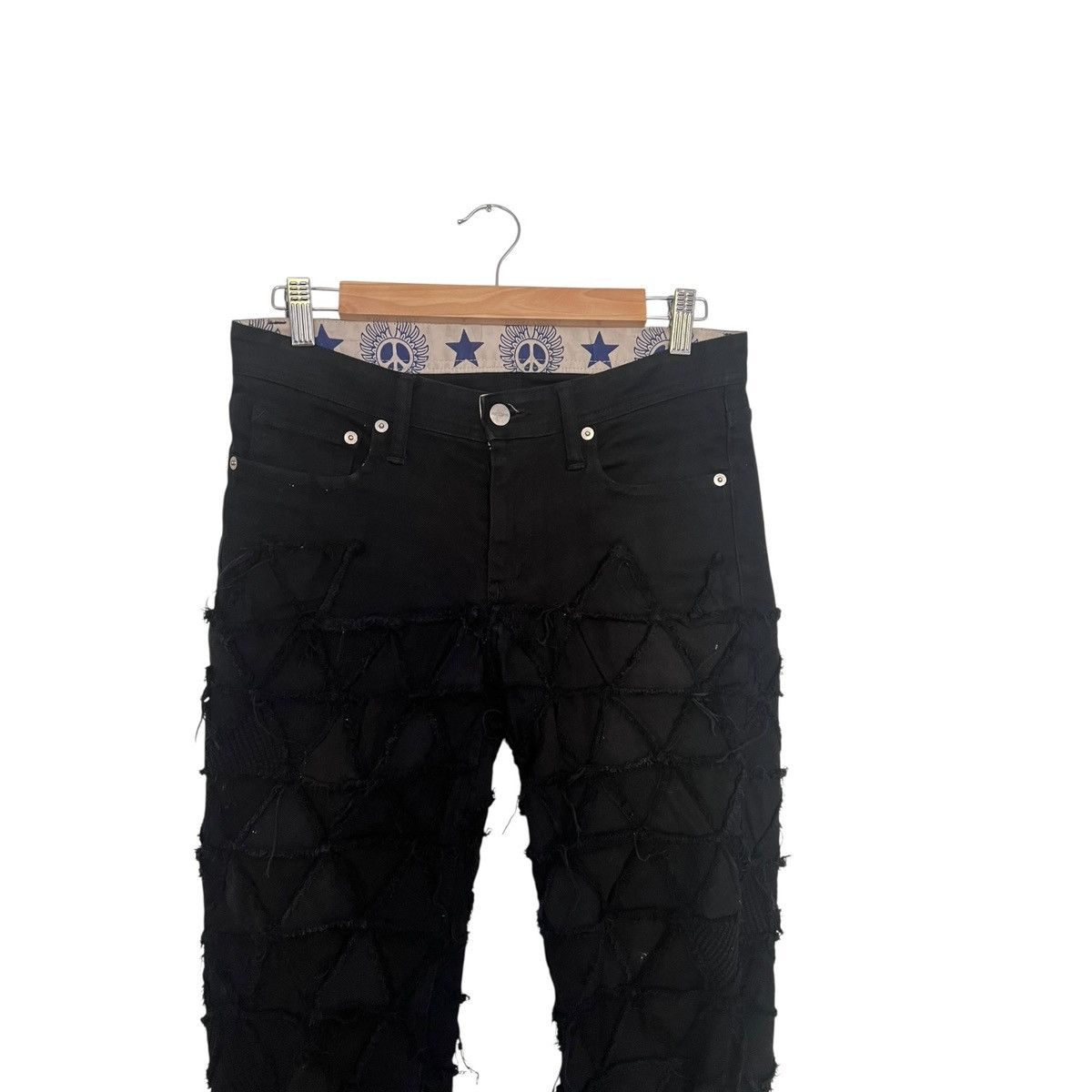 PHENOMENON Phenomenon crust denim pants Size US 32 / EU 48 - 2 Thumbnail